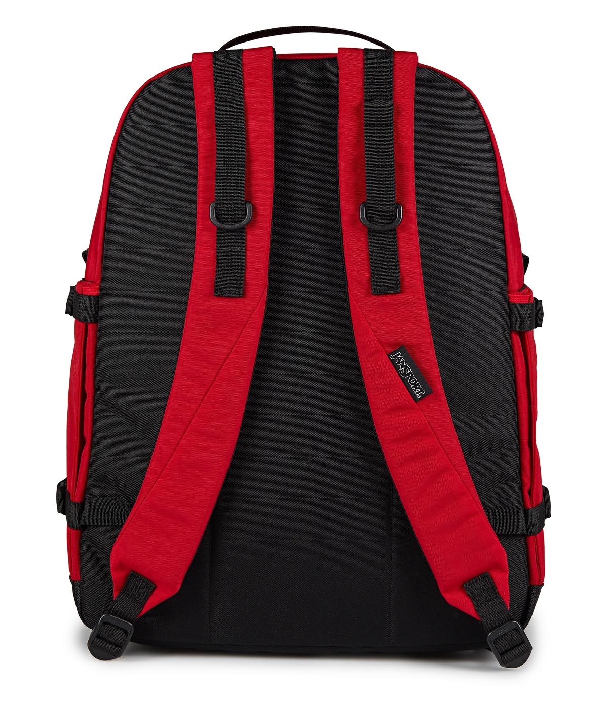 Jansport Small Seattle Pack Retro Series in Red Tape — back view