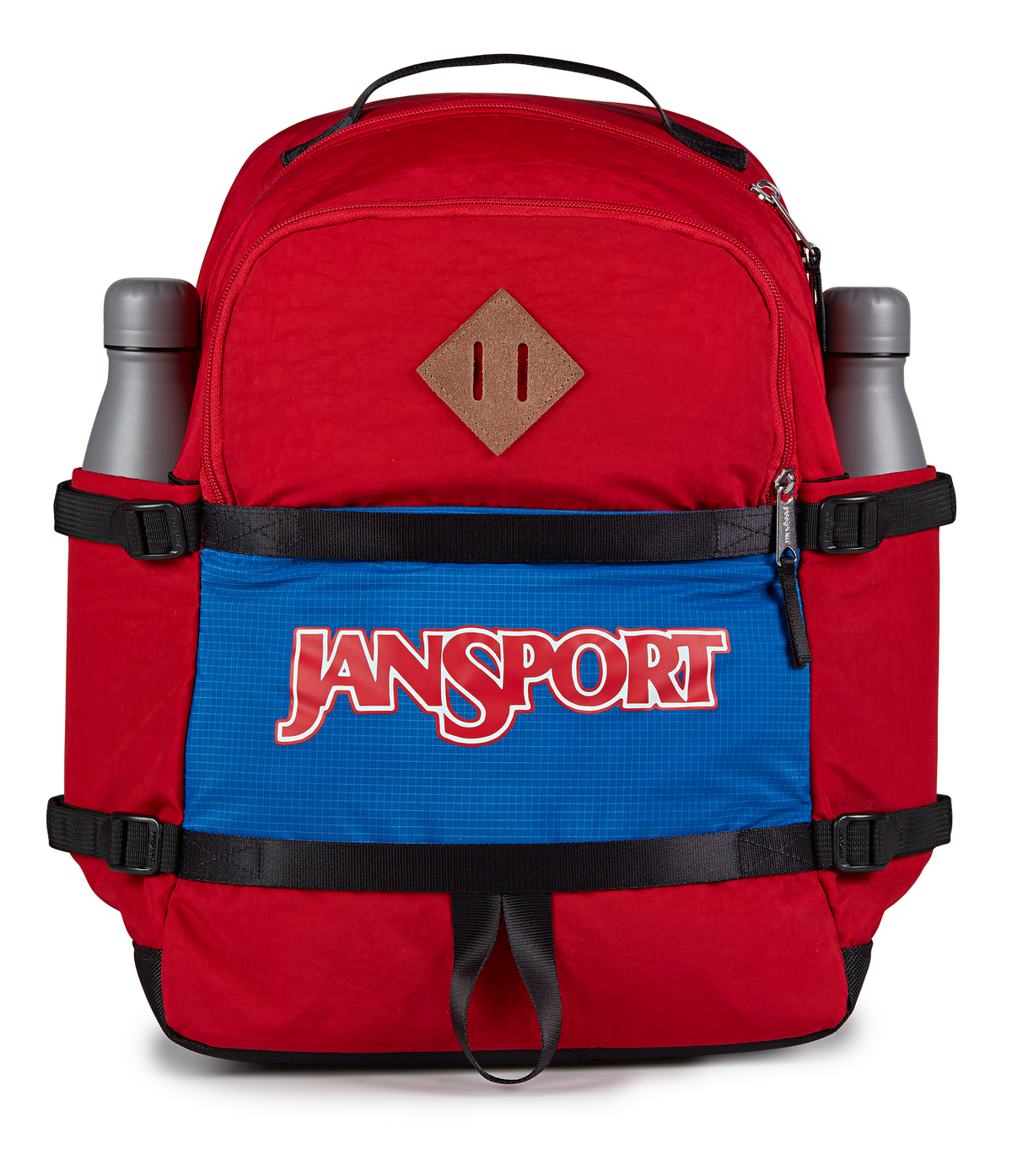 Jansport Small Seattle Pack Retro Series in Red Tape — detail view