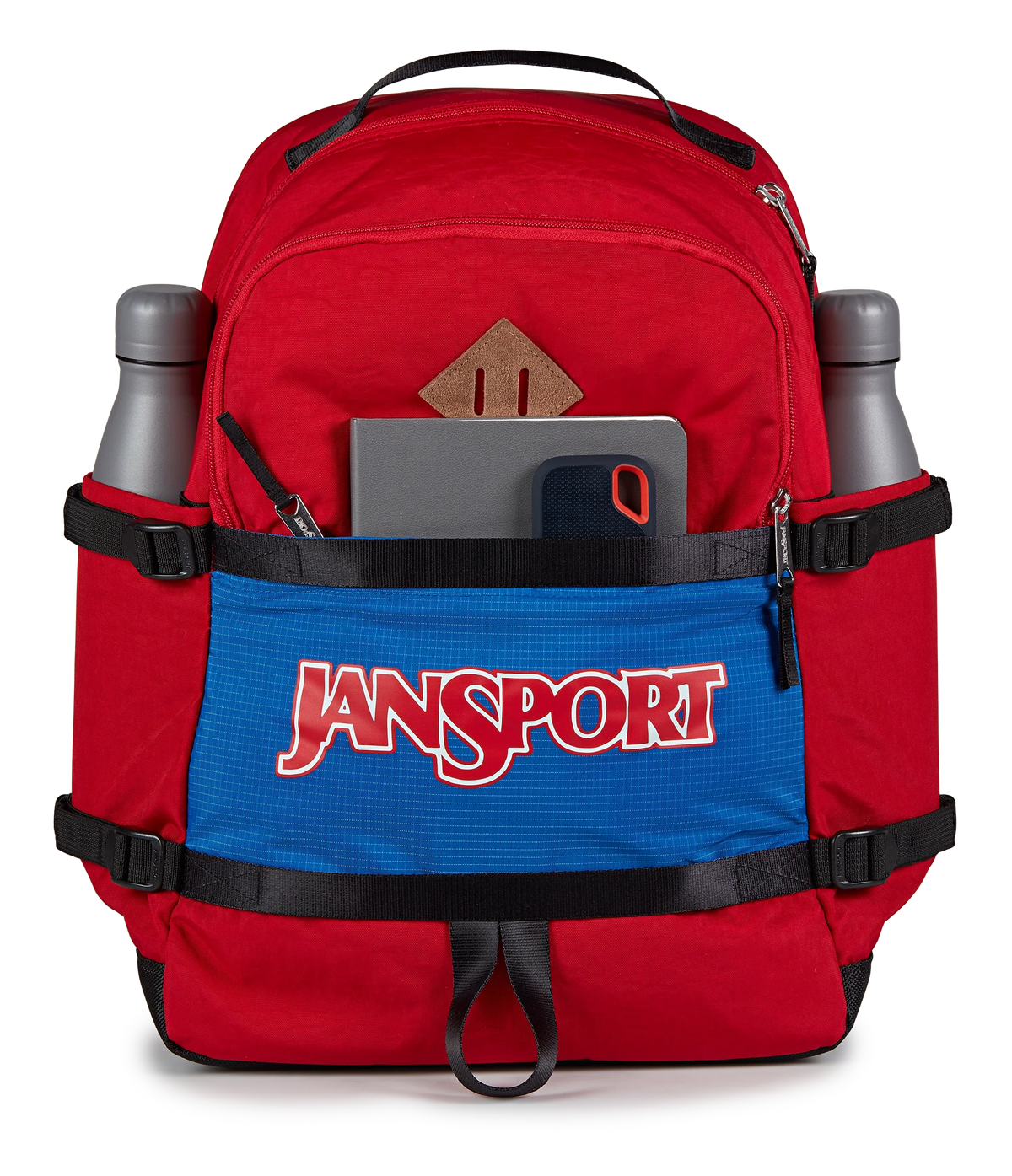 Jansport Small Seattle Pack Retro Series in Red Tape — detail view 3