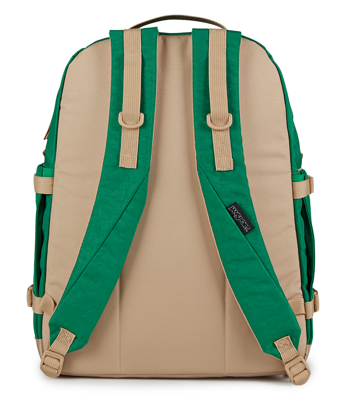 Jansport Small Seattle Pack Retro Series in Jelly Kelly — back view