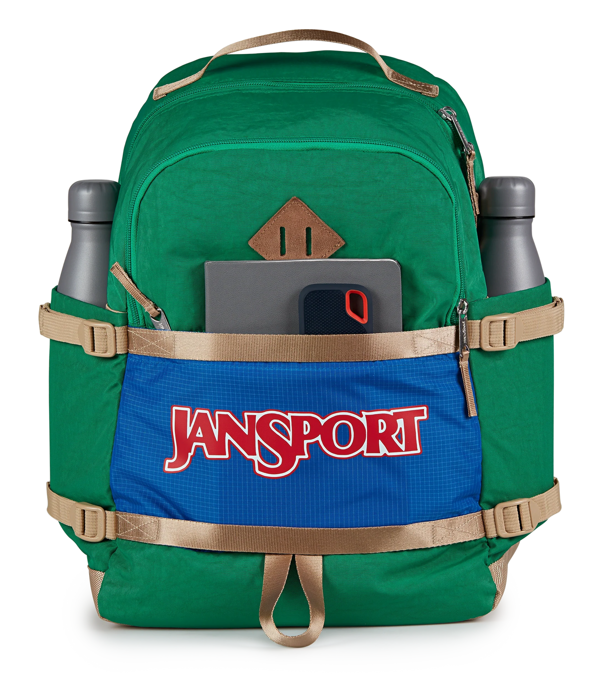 Jansport Small Seattle Pack Retro Series in Jelly Kelly — detail view 3