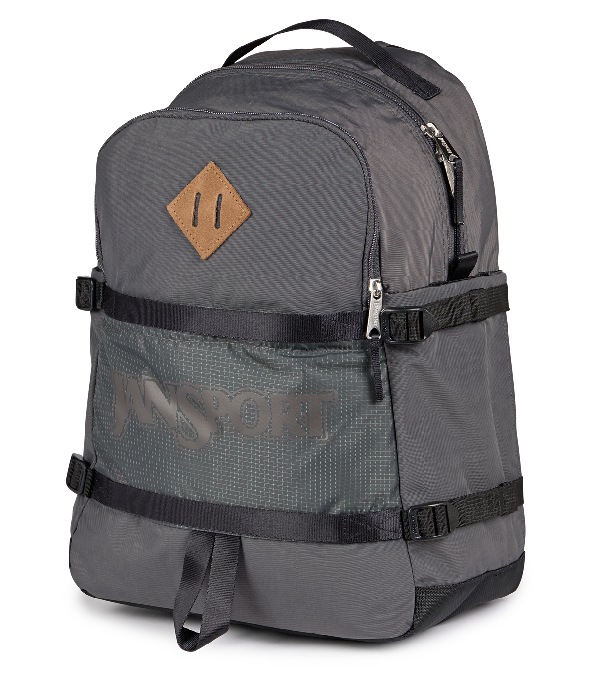 Jansport Small Seattle Pack Retro Series in Smokey Grit — side view