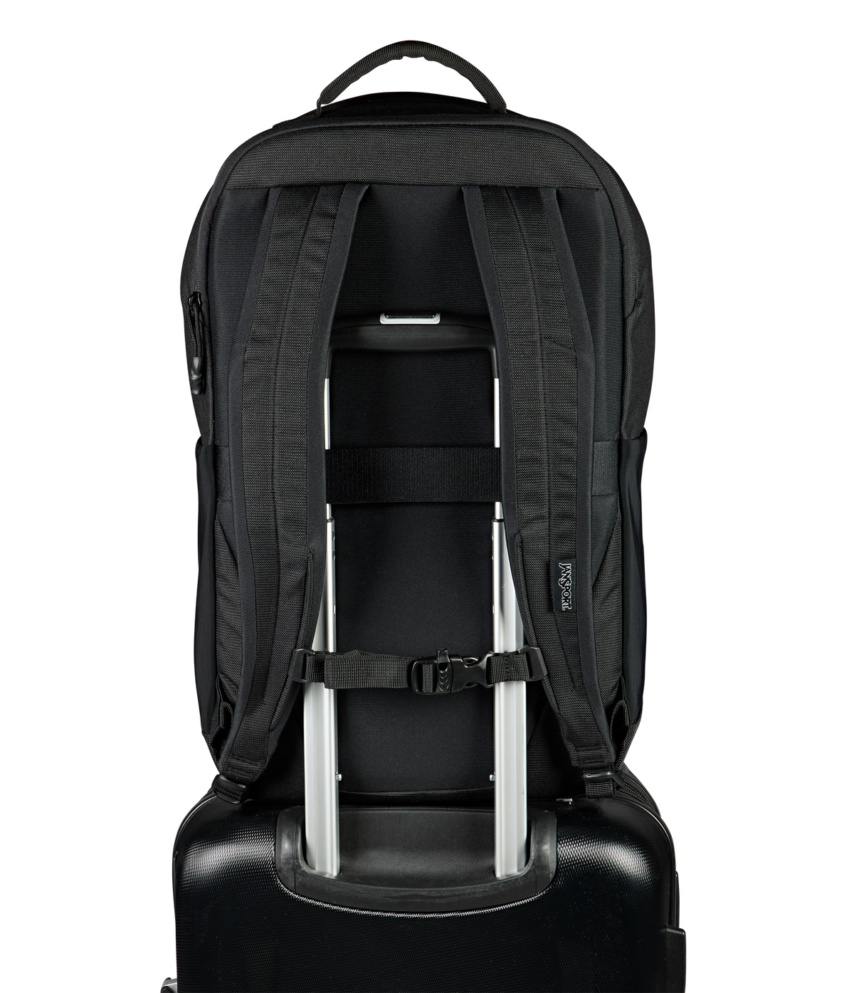 Jansport Journey Pack in Black — back view