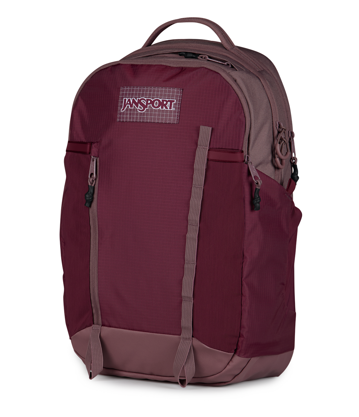 Jansport All Around Pack 28L in Cherry Lacquer — side view