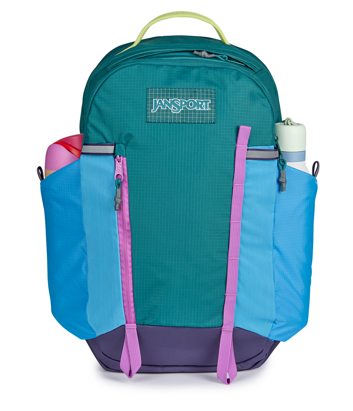 Jansport All Around Pack 28L in Emerald Pool — detail view