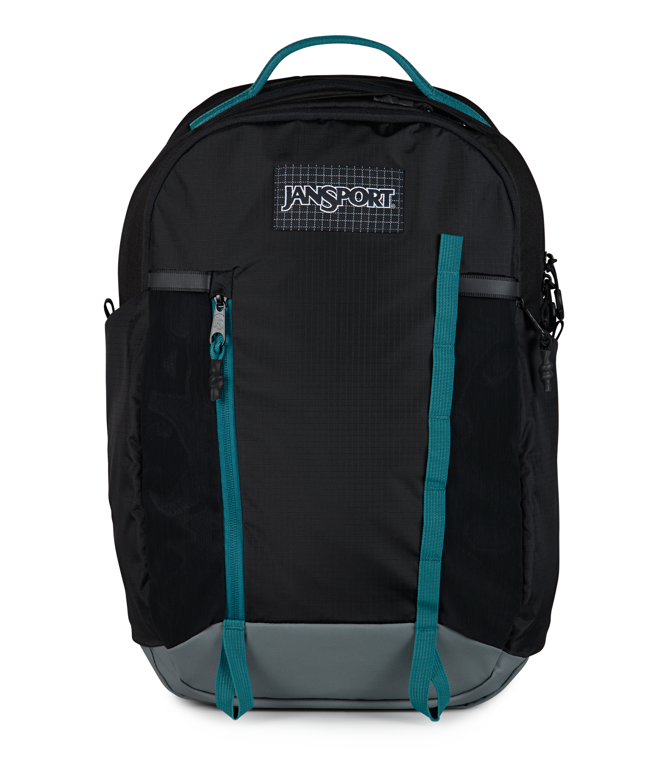 Jansport All Around Pack 28L in Smokey Grit — front view # color_Smokey Grit