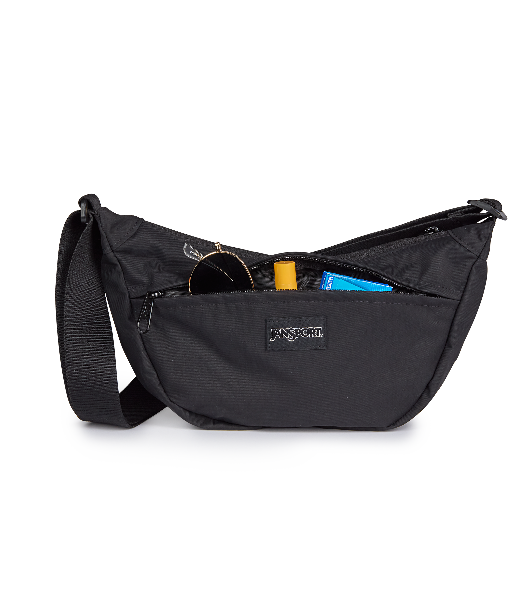 JanSport Unphased Crossbody Small in Black — detail view 3