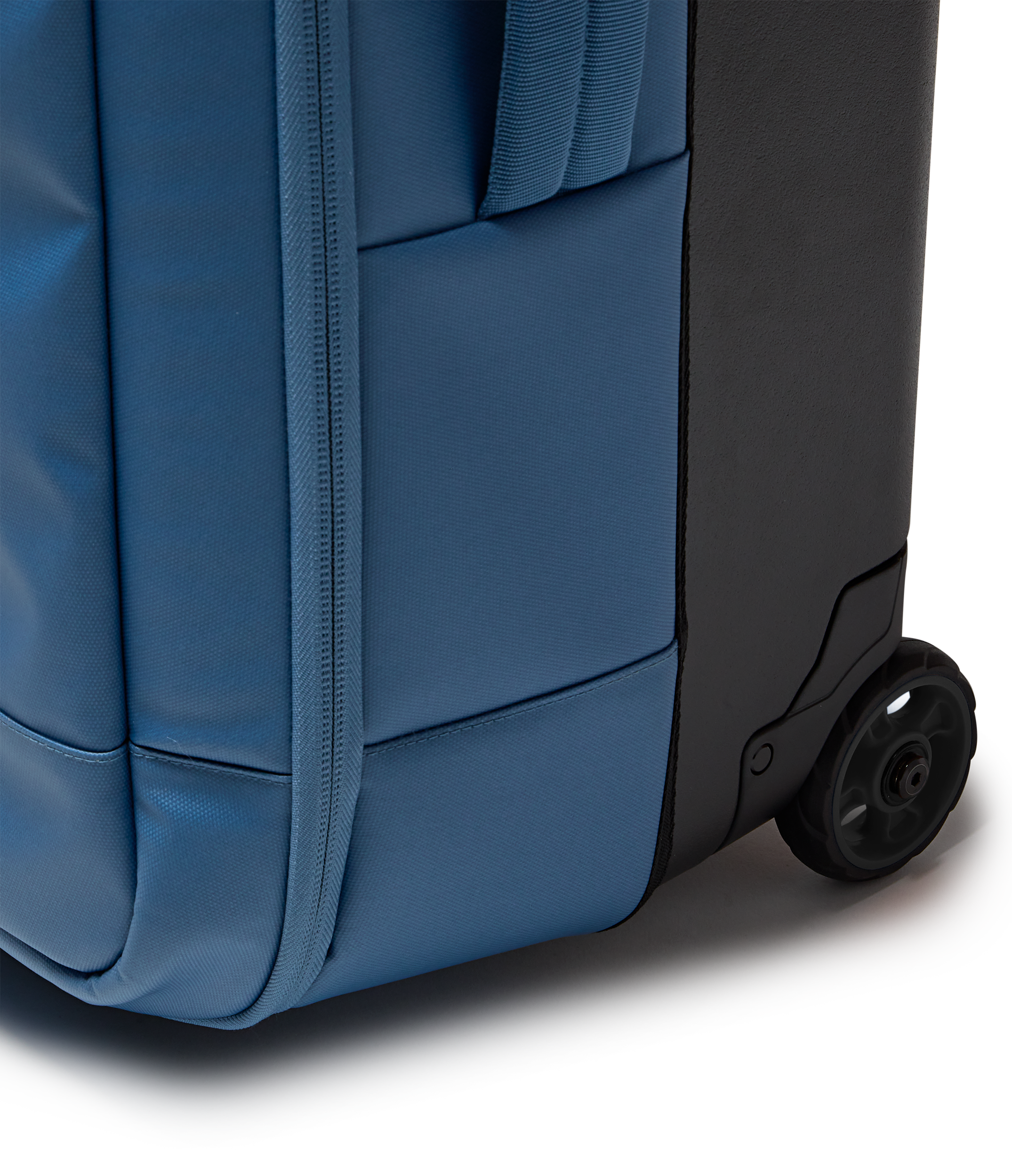 JanSport Good Latitude Wheeled Duffel in Elemental Blue — detail view 4