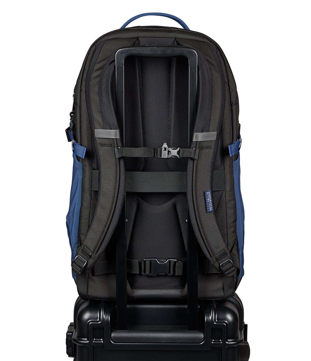 Jansport All Around Pack 34L in Navy — back view