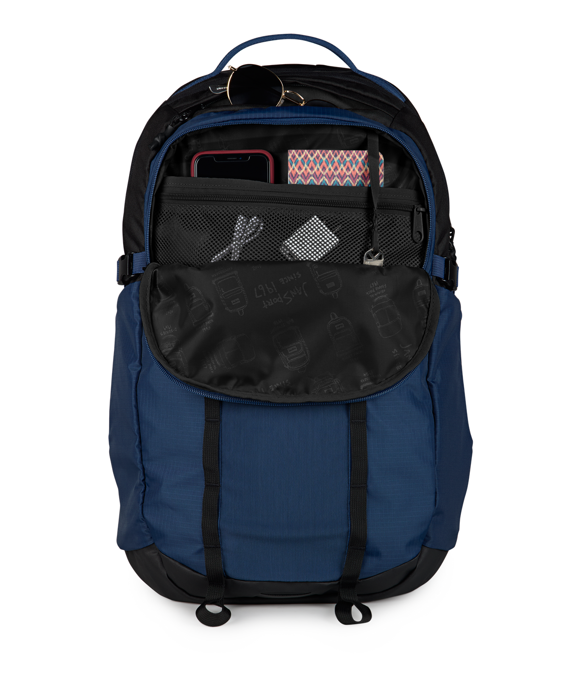 Jansport All Around Pack 34L in Navy — detail view 4