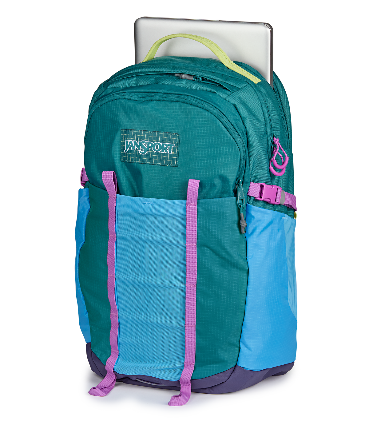 Jansport All Around Pack 34L in Emerald Pool — detail view 2