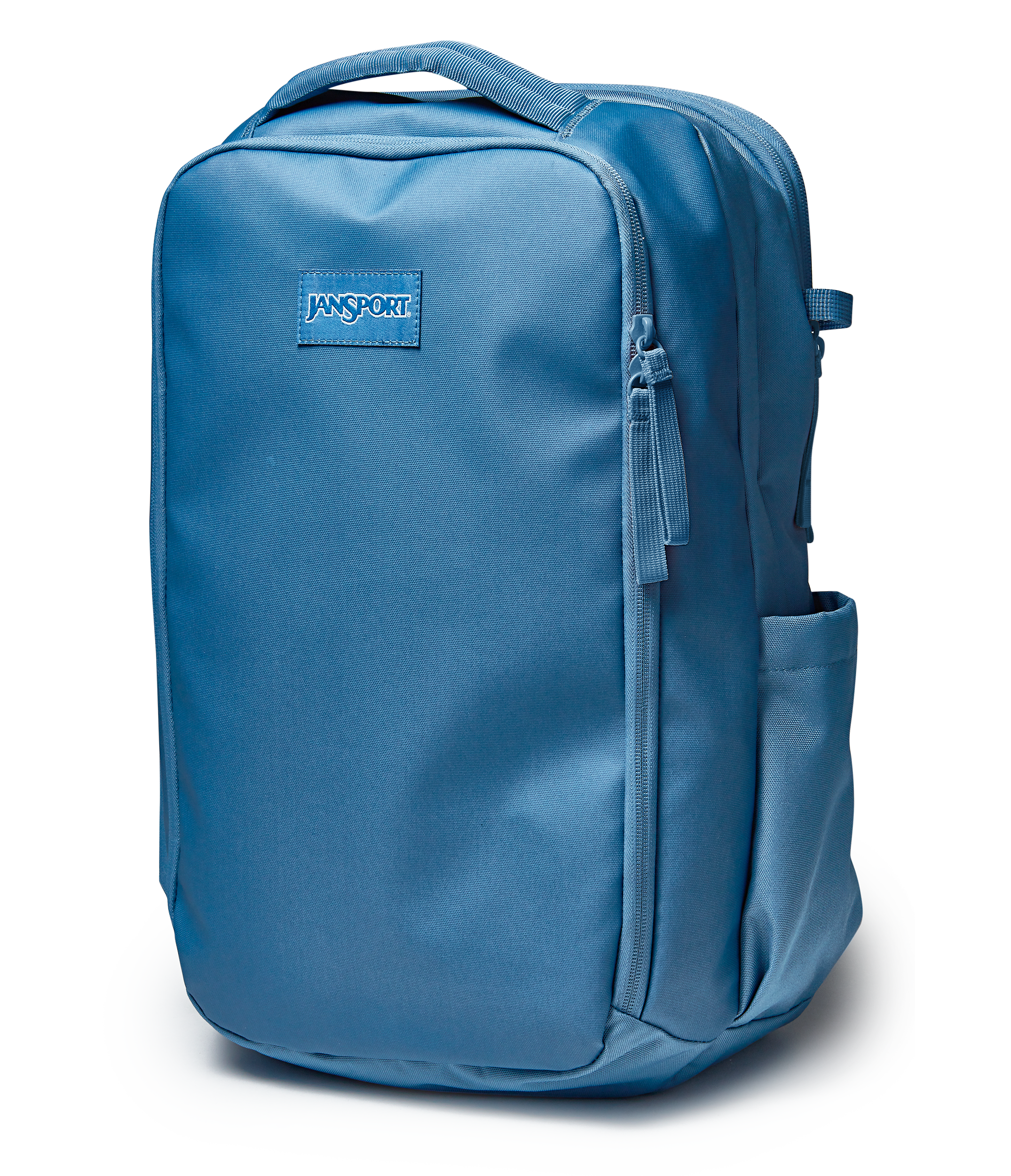 JanSport Good Latitude Travel Pack 30L in Elemental Blue — angle view 3
