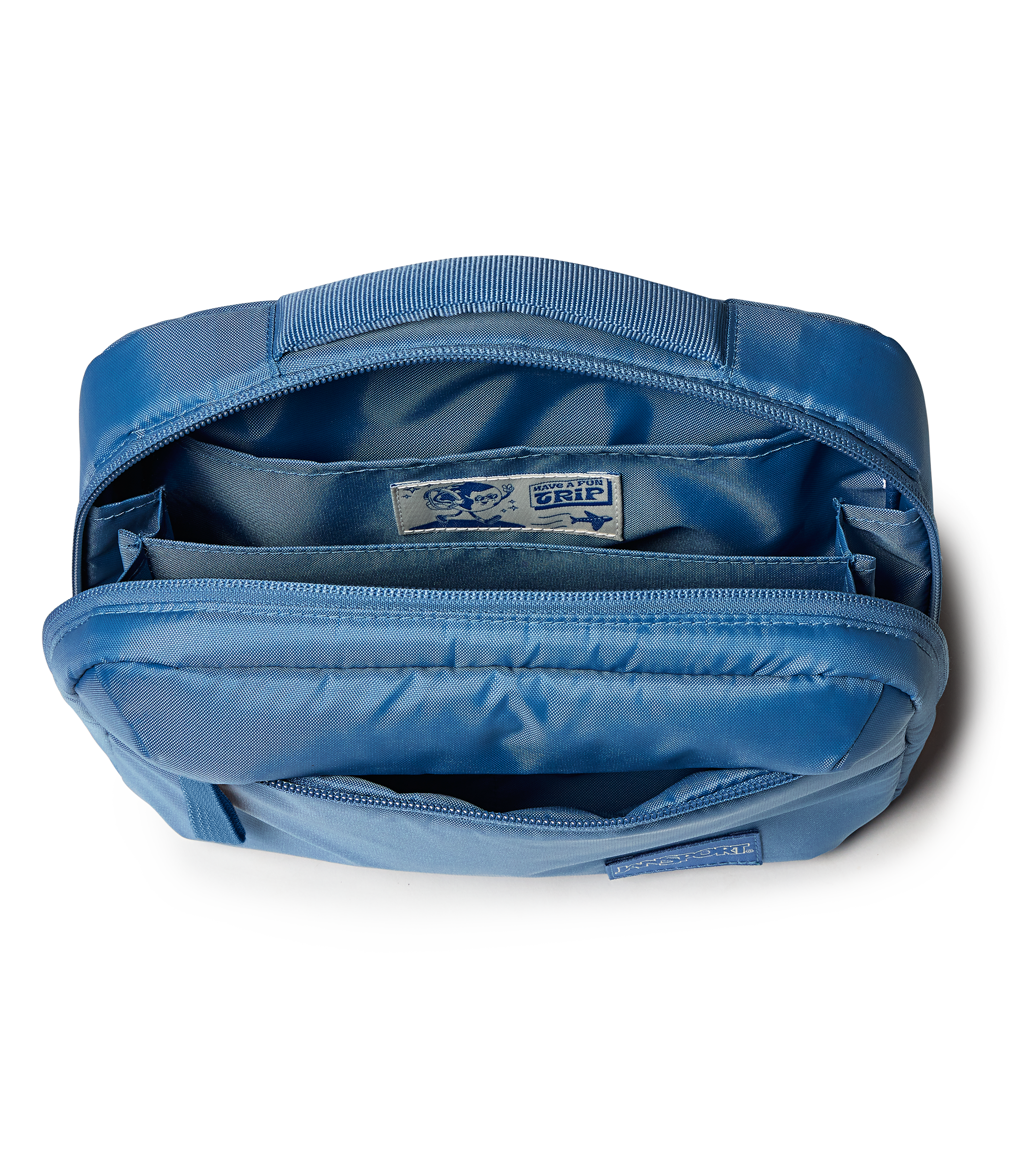 JanSport Good Latitude Tech Organizer in Elemental Blue — angle view 3