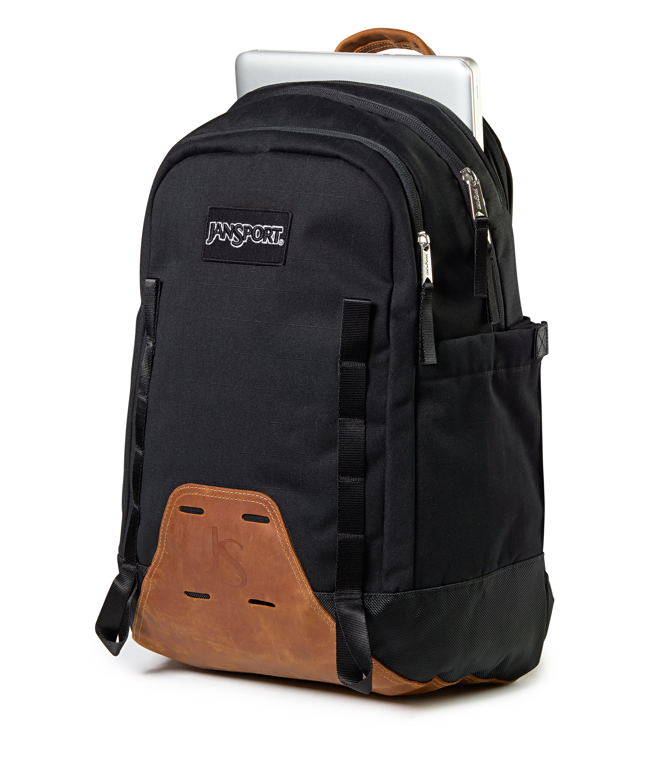 JanSport Pitstop Daypack in Black — detail view 2