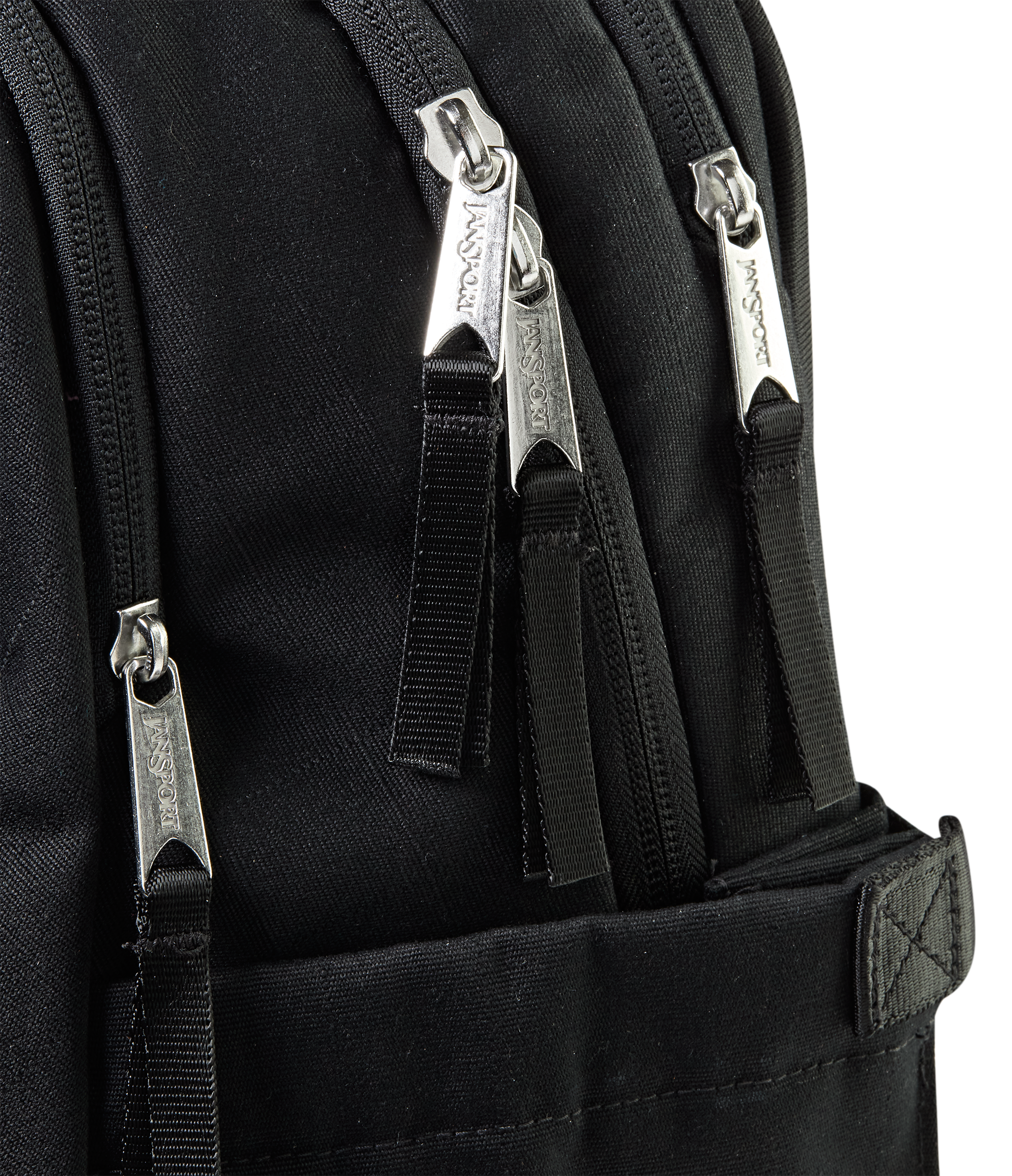 JanSport Pitstop Daypack in Black — detail view 5