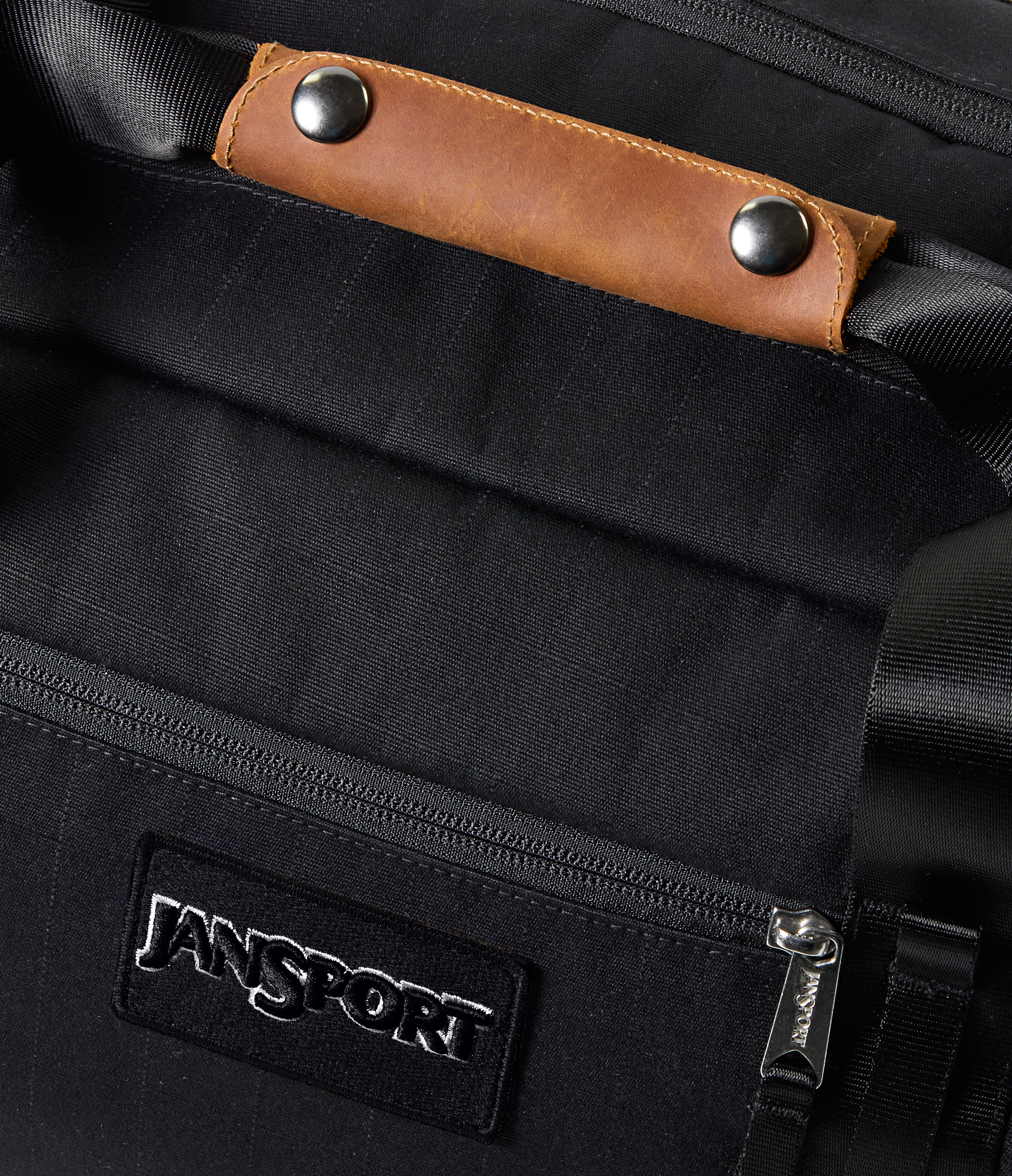 JanSport Smooth Ride Duffle in Black — detail view 5