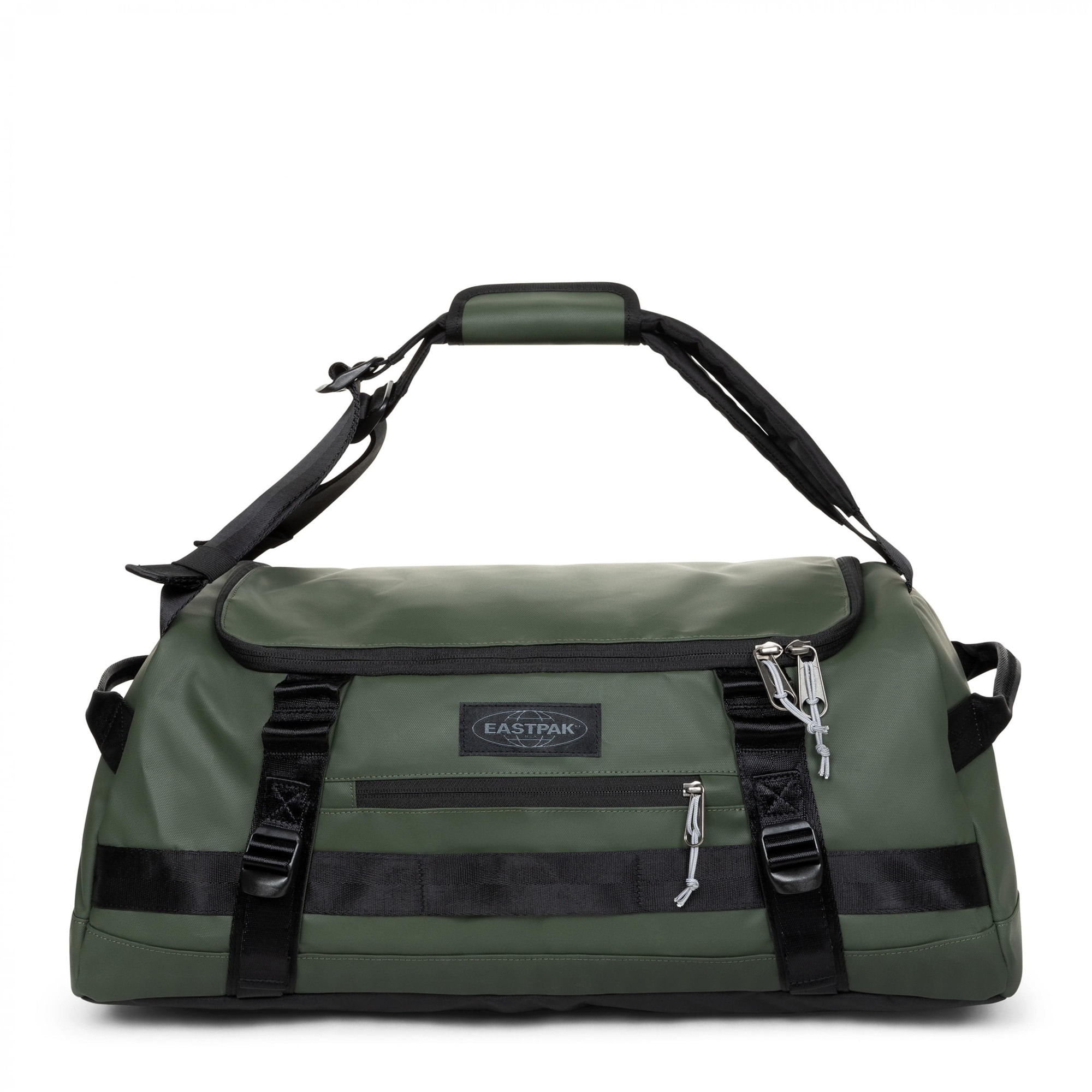 Eastpak Duffel Pack M Tarp Edition in Tarp Forest — front view # color_Tarp Forest