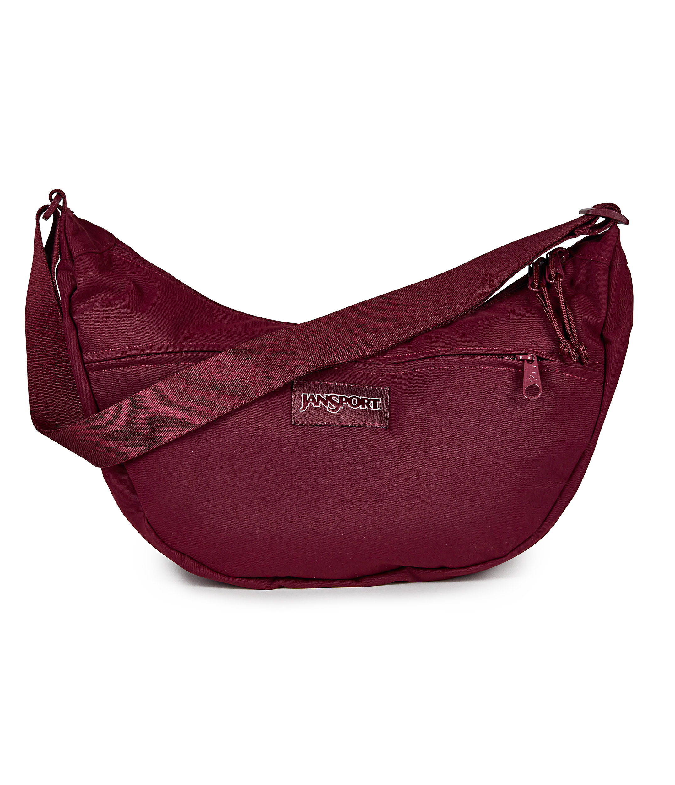 JanSport Unphased Crossbody Large in Cherry Lacquer — front view