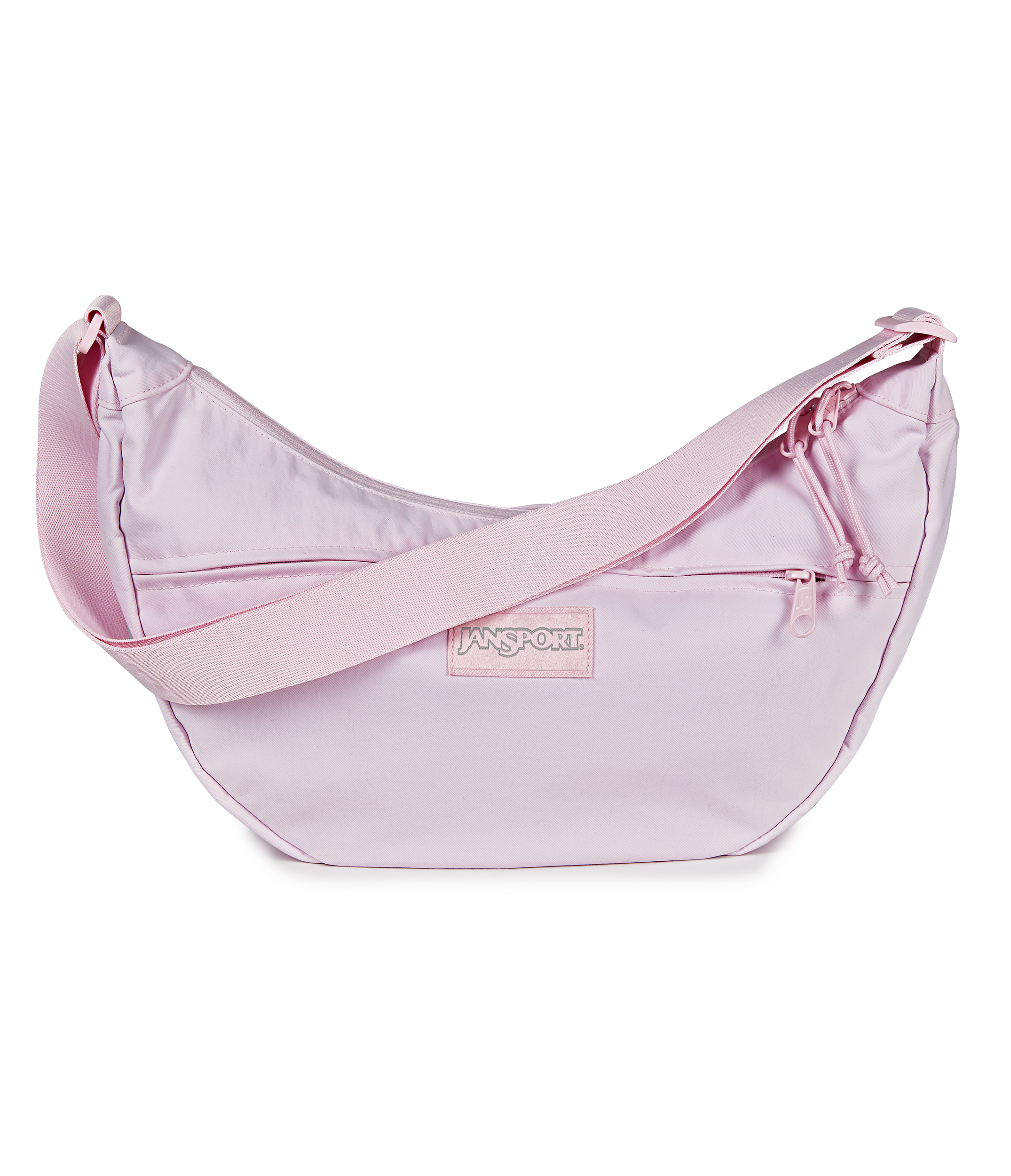 JanSport Unphased Crossbody Large in Pink Ice — front view