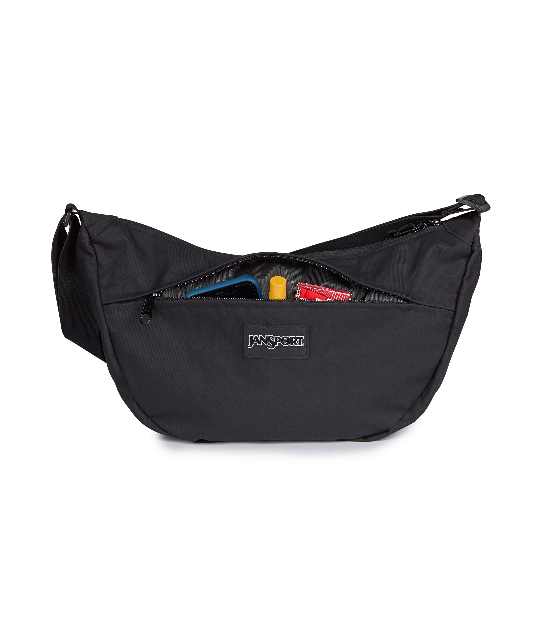 JanSport Unphased Crossbody Large in Black — detail view 3