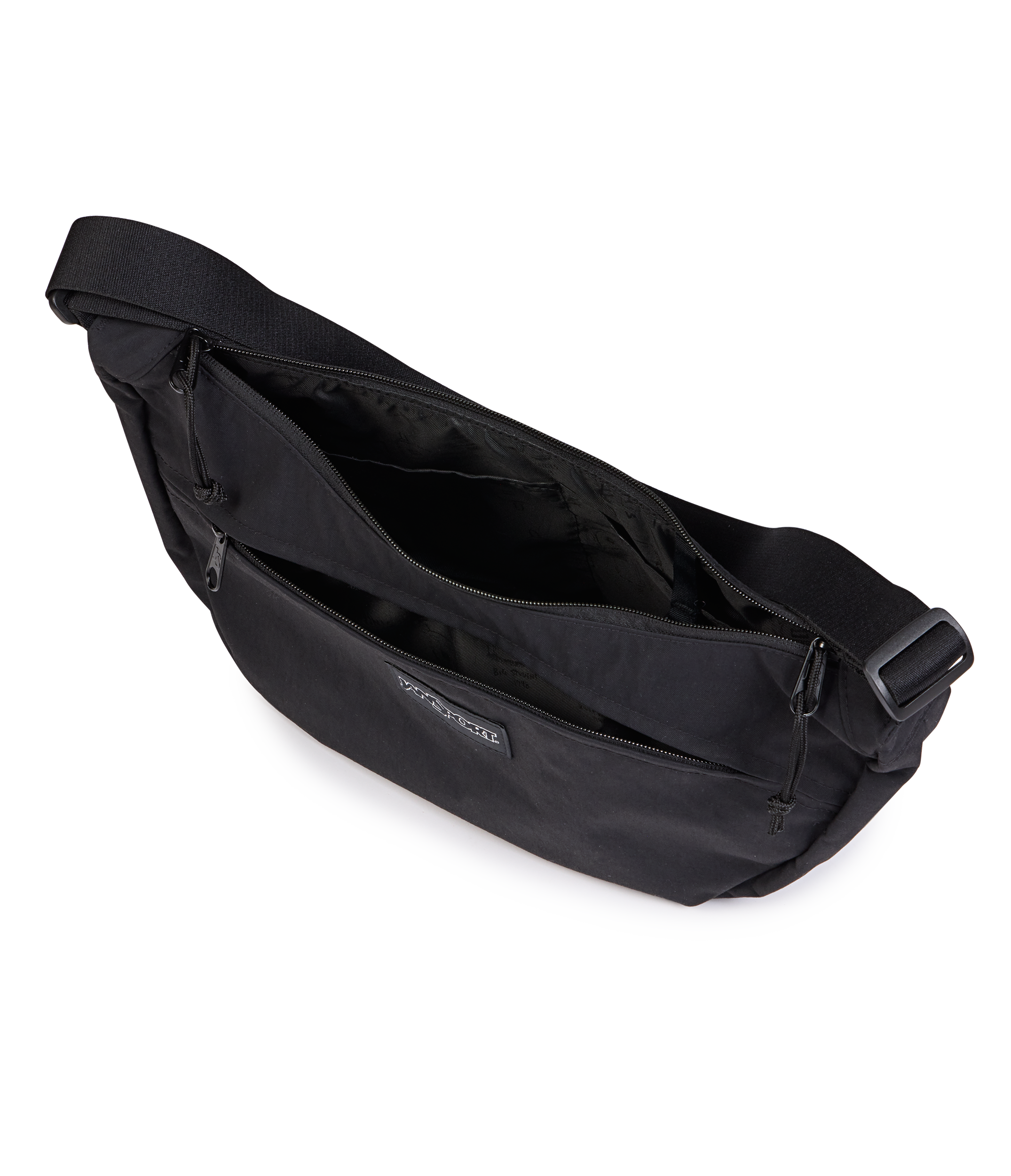 JanSport Unphased Crossbody Large in Black — angle view 5