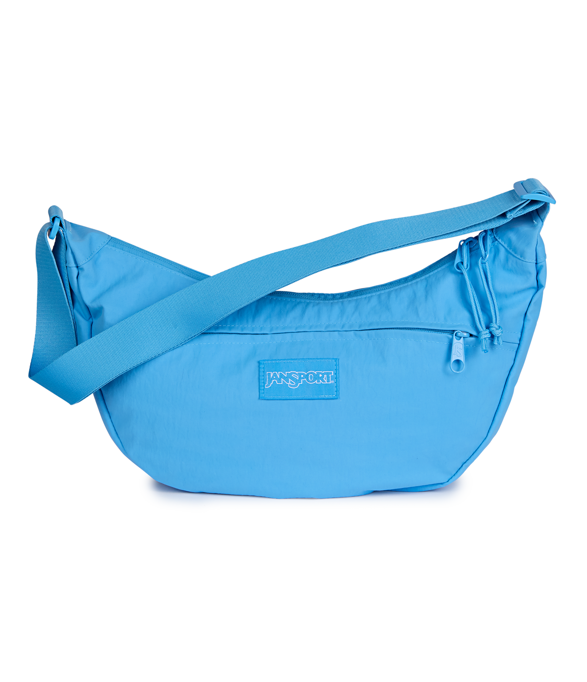 JanSport Unphased Crossbody Large in Azul Blue — front view # color_Azul Blue
