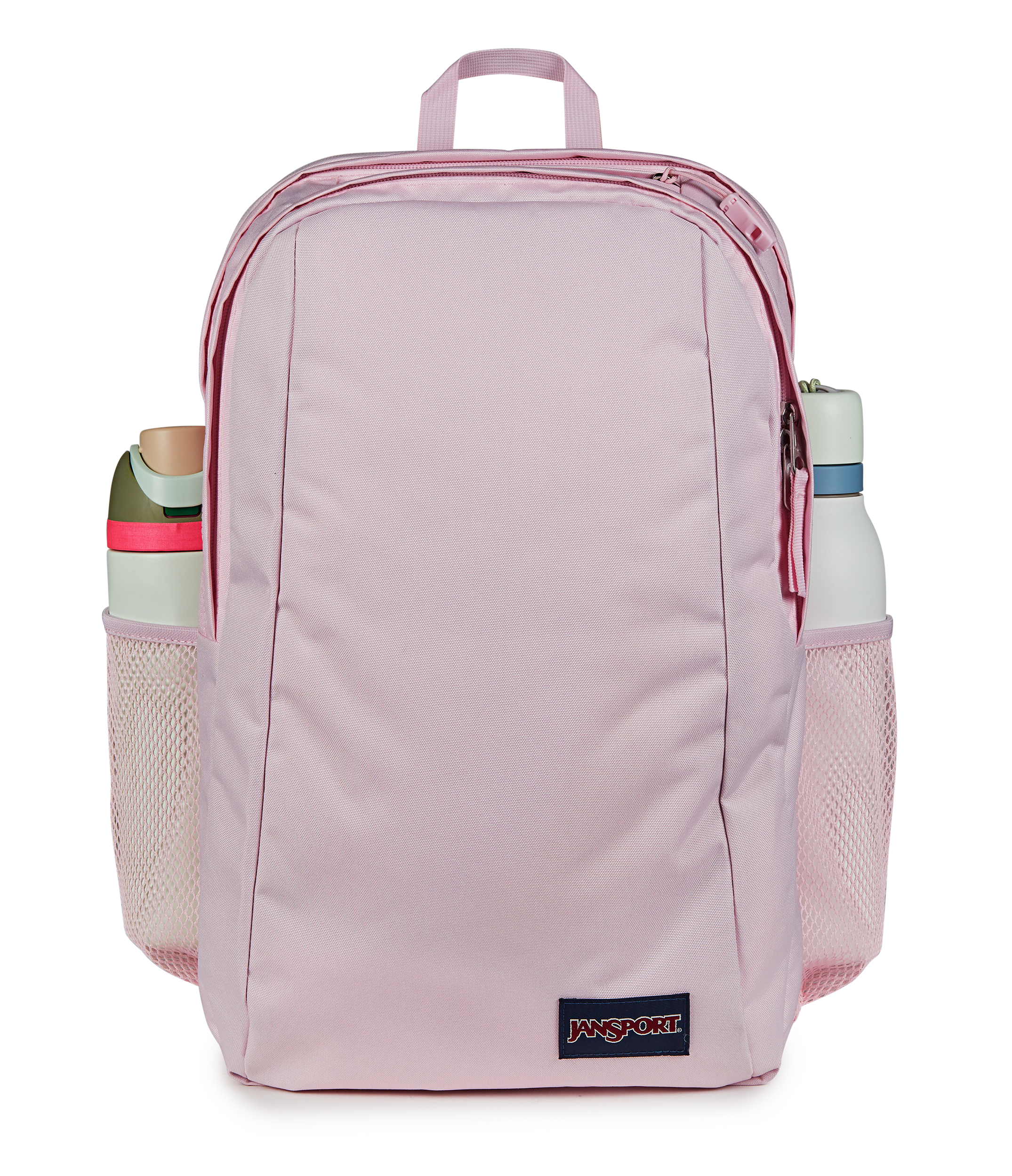 JanSport Campus Pack in Pink Ice — detail view