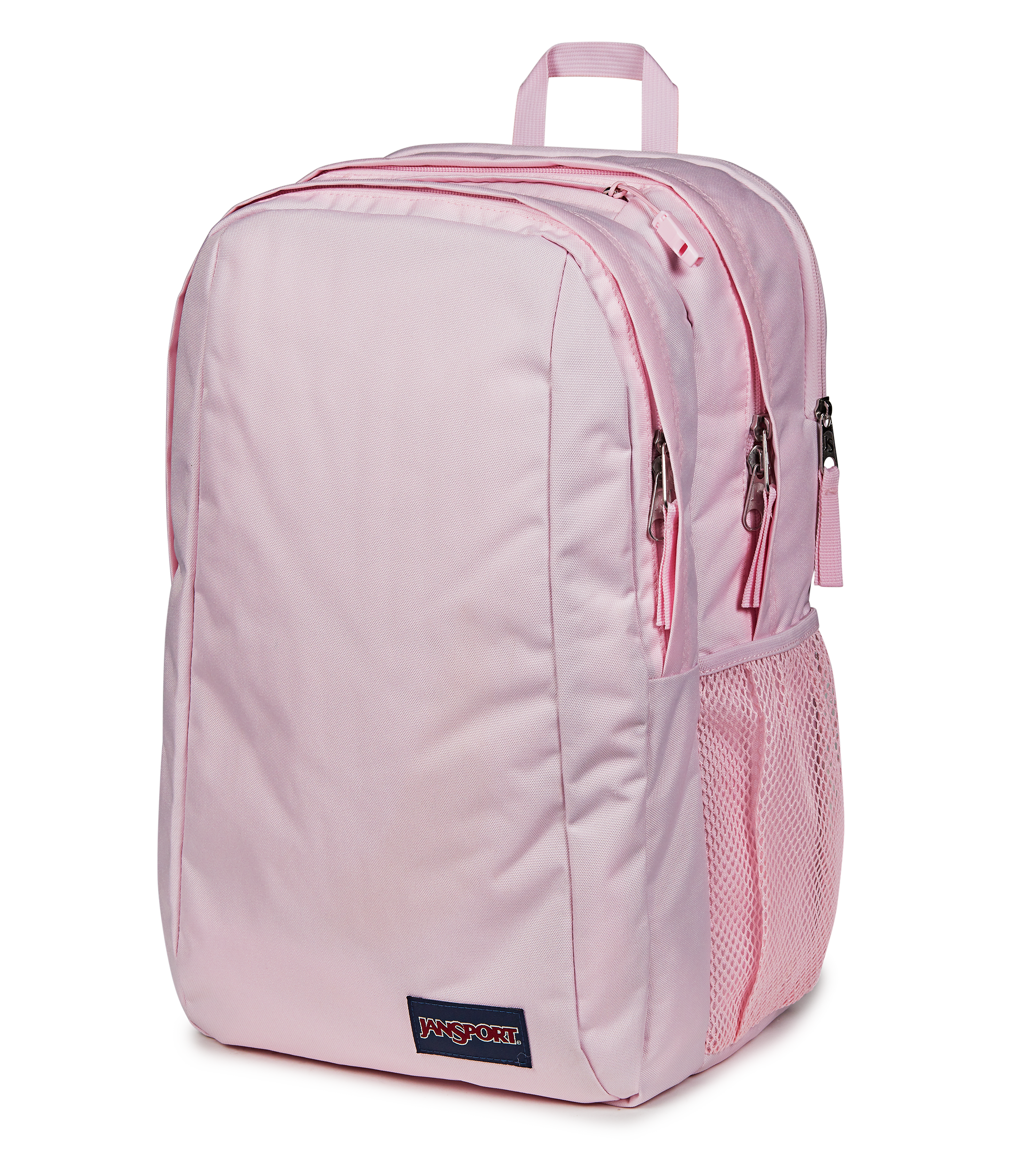 JanSport Campus Pack in Pink Ice — angle view 3
