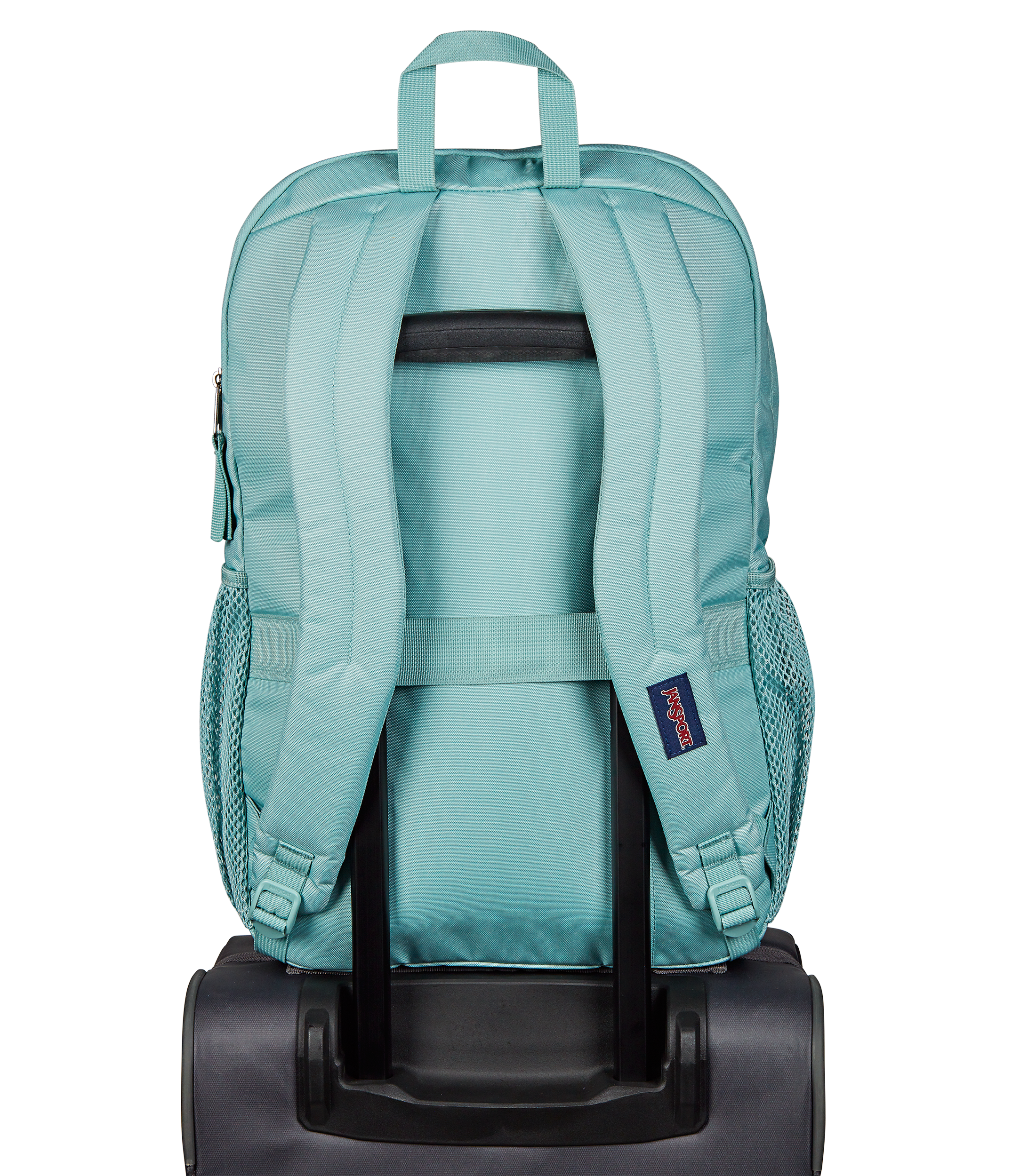 JanSport Campus Pack in Faded Sage — back view
