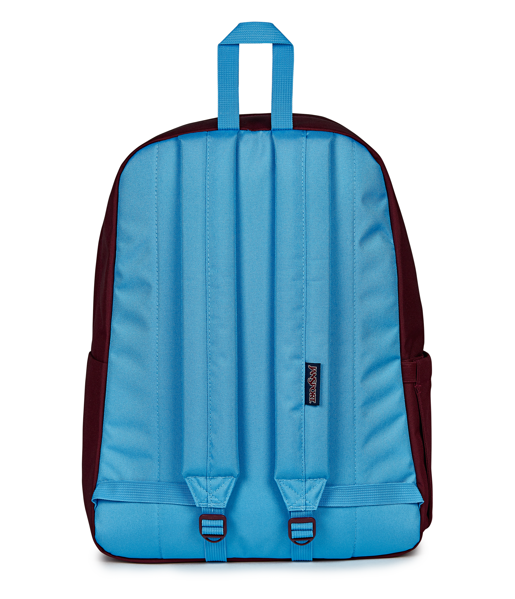 JanSport Superbreak Plus Charmed in Charmed Cherry Lacquer — back view
