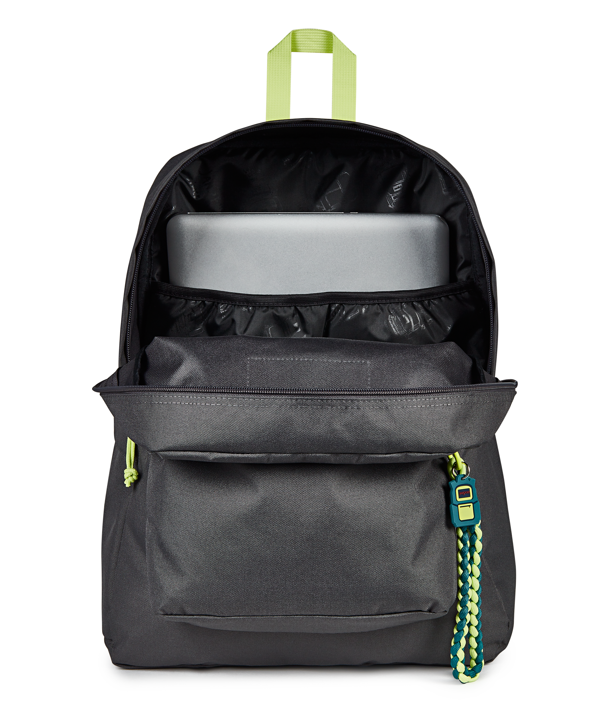 JanSport Superbreak Plus Charmed in Charmed Smokey Grit — detail view 2