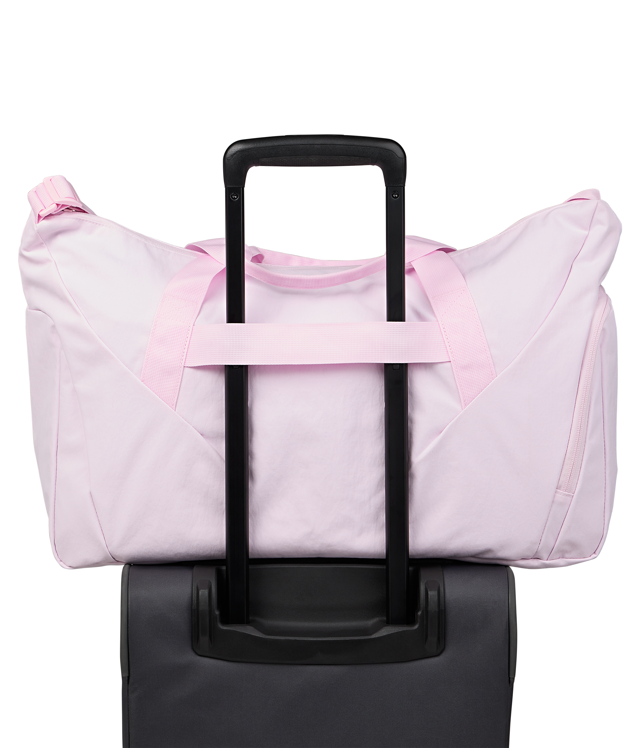JanSport Recharge Gym Bag Large in Pink Ice — back view