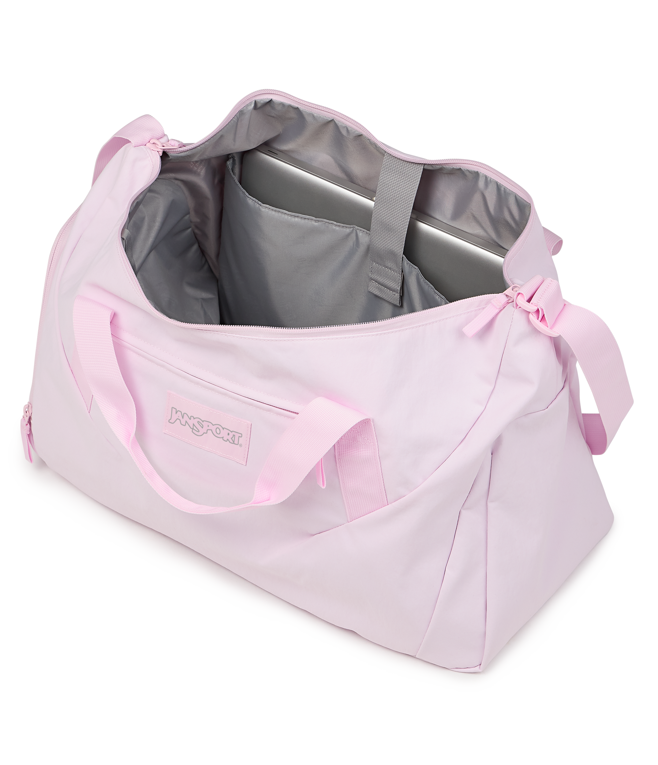 JanSport Recharge Gym Bag Large in Pink Ice — detail view 2