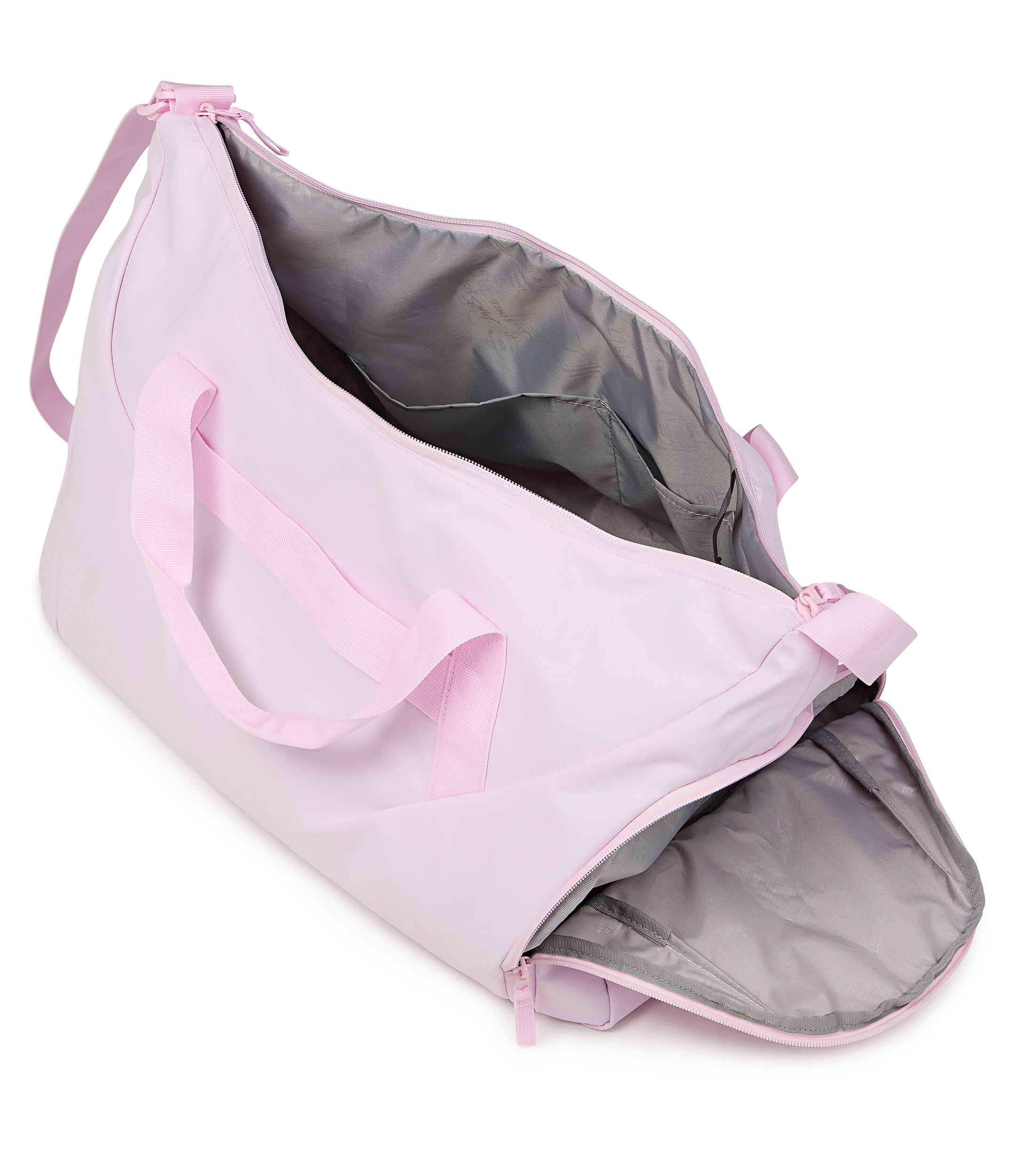 JanSport Recharge Gym Bag Large in Pink Ice — angle view 4