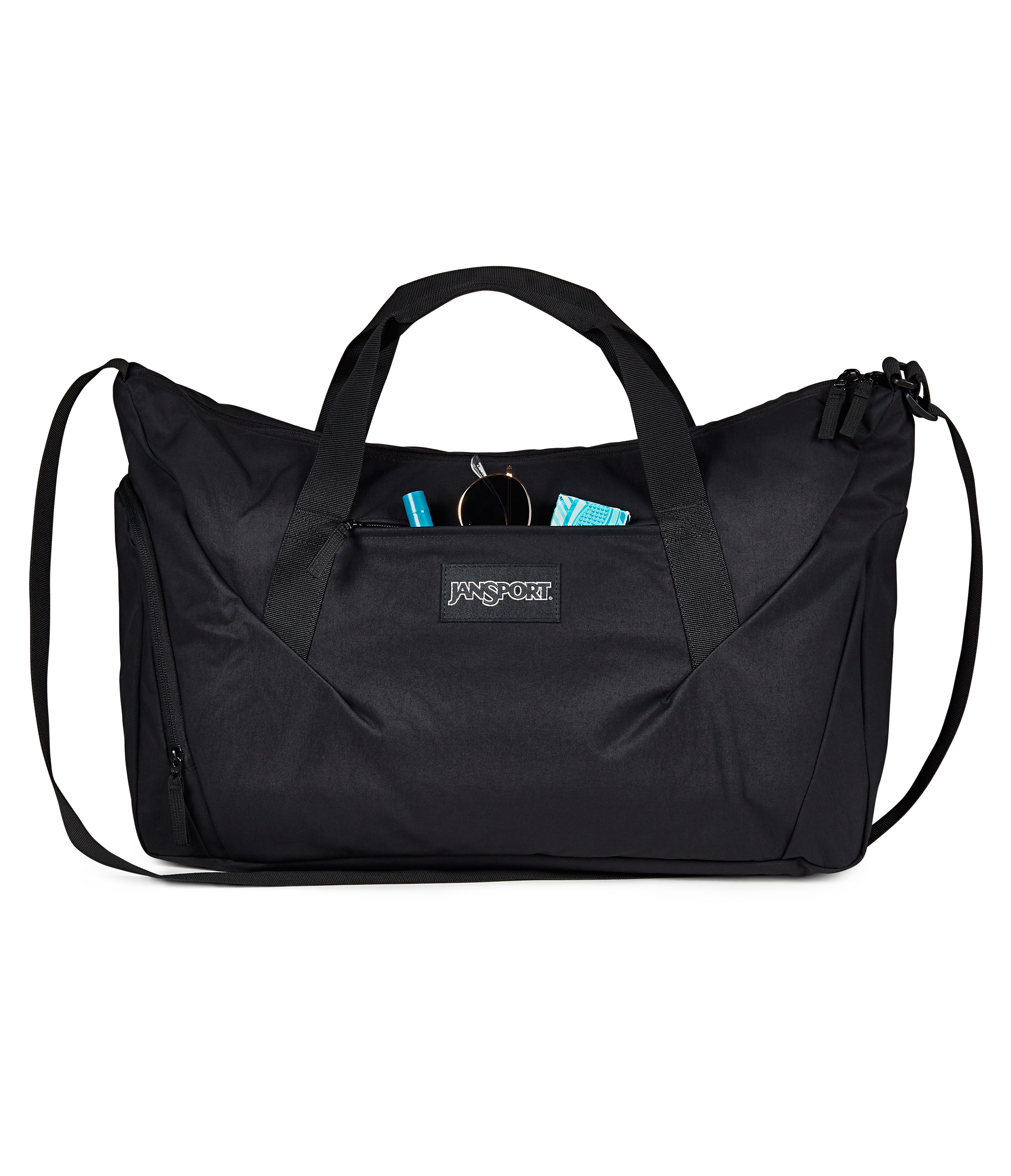JanSport Recharge Gym Bag Large in Black — detail view 3