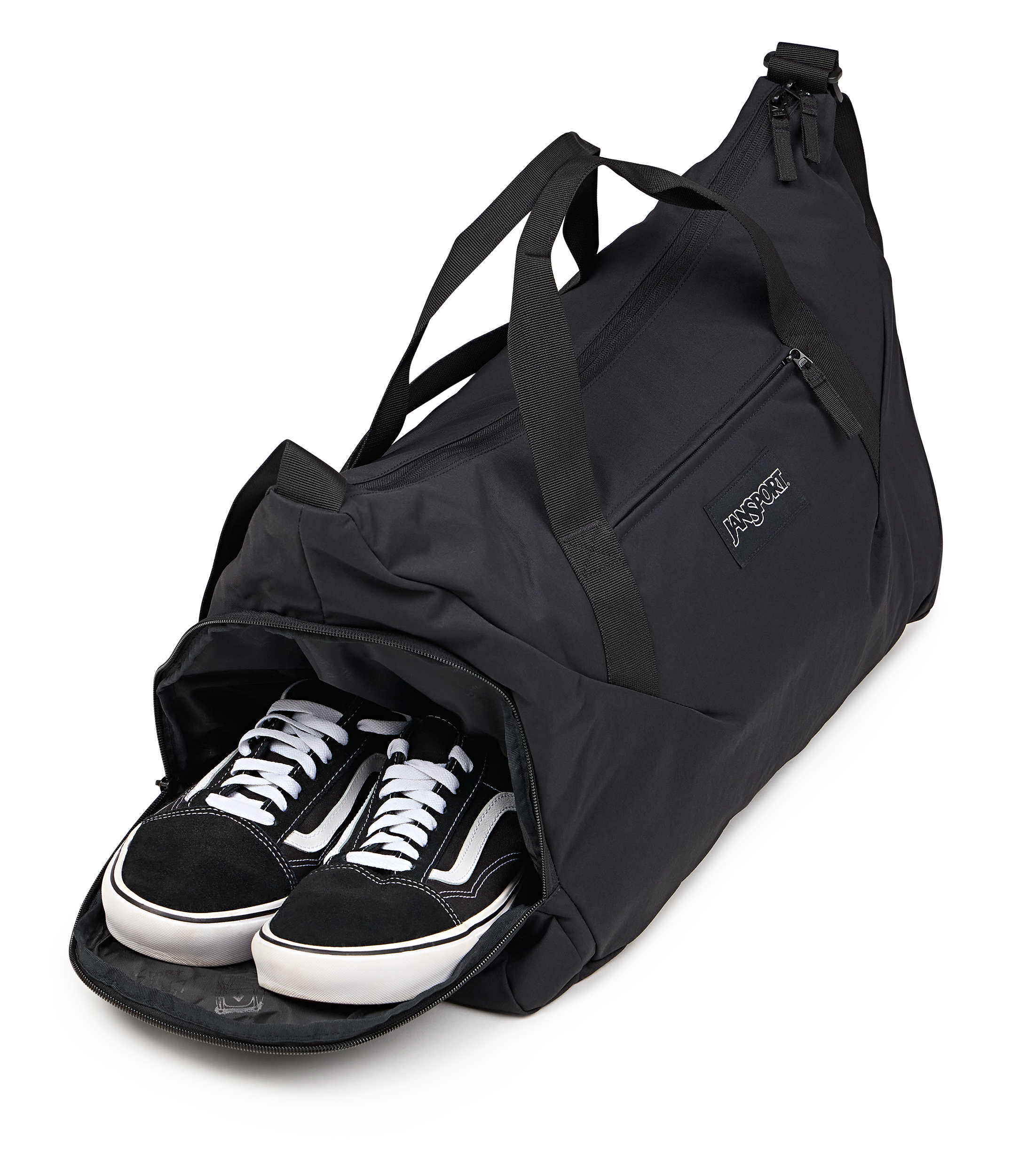 JanSport Recharge Gym Bag Large in Black — detail view 4