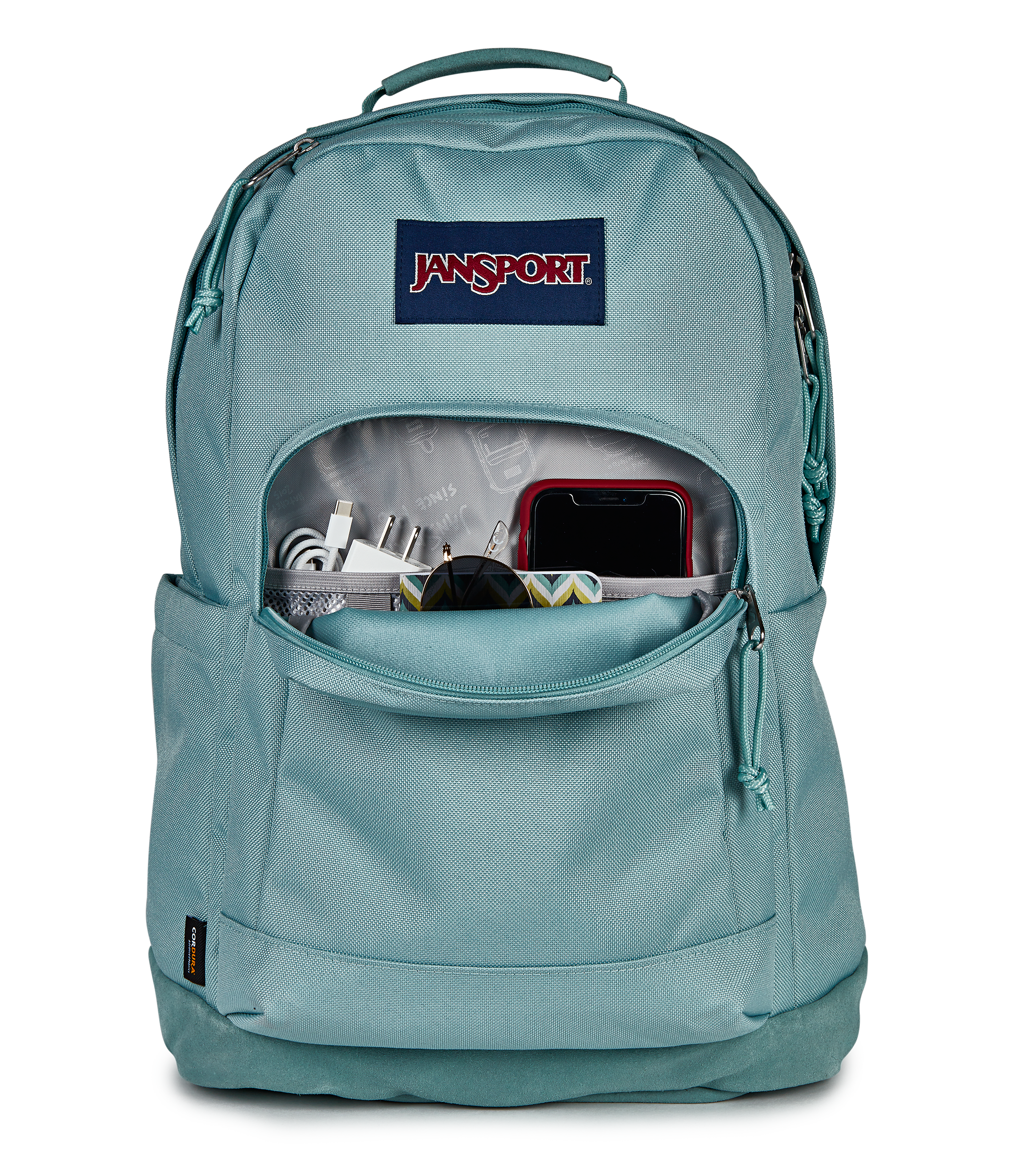 JanSport Right Pack Signature in Faded Sage — detail view 3