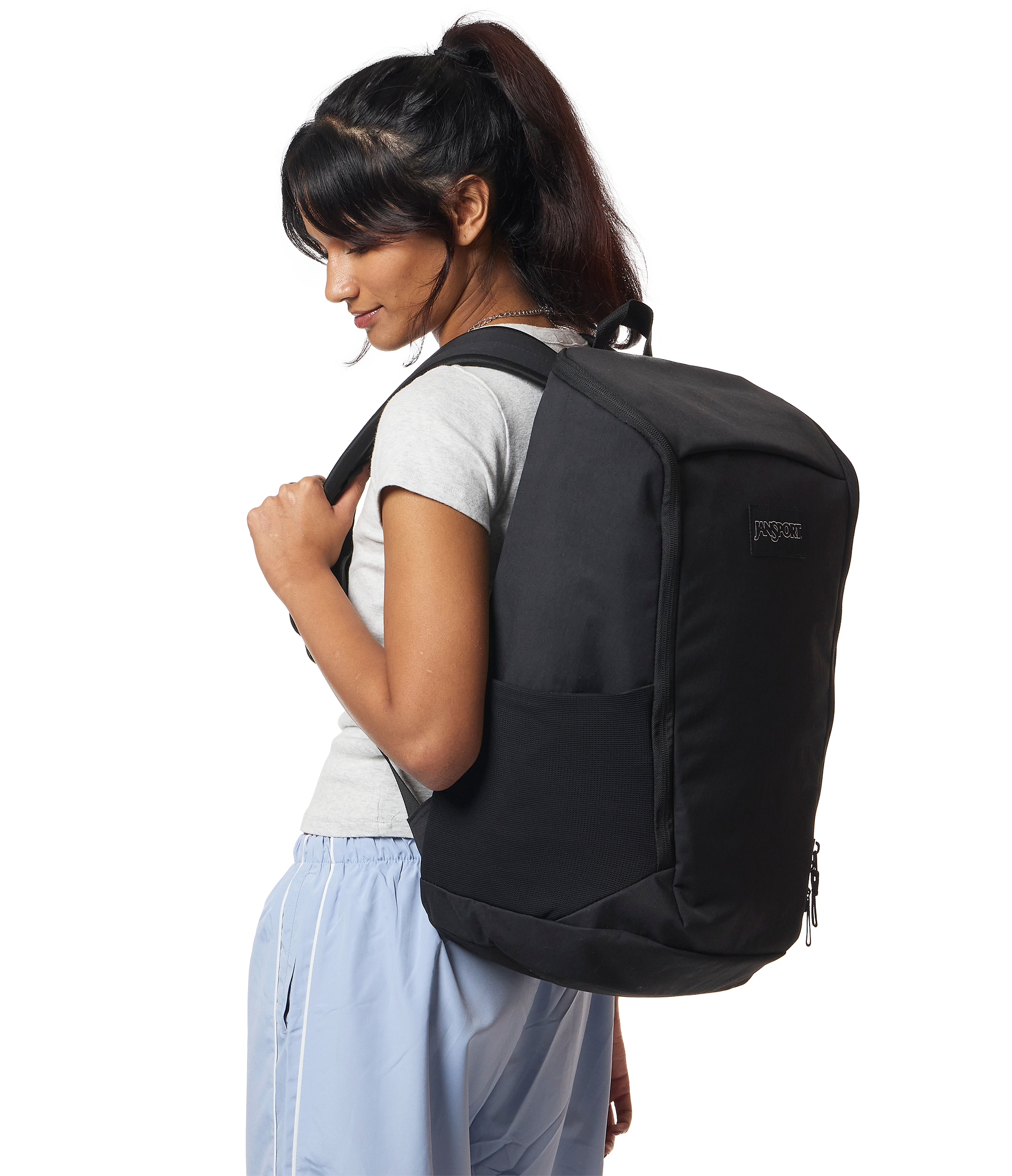 JanSport Recharge Pack in Black — angle view 2