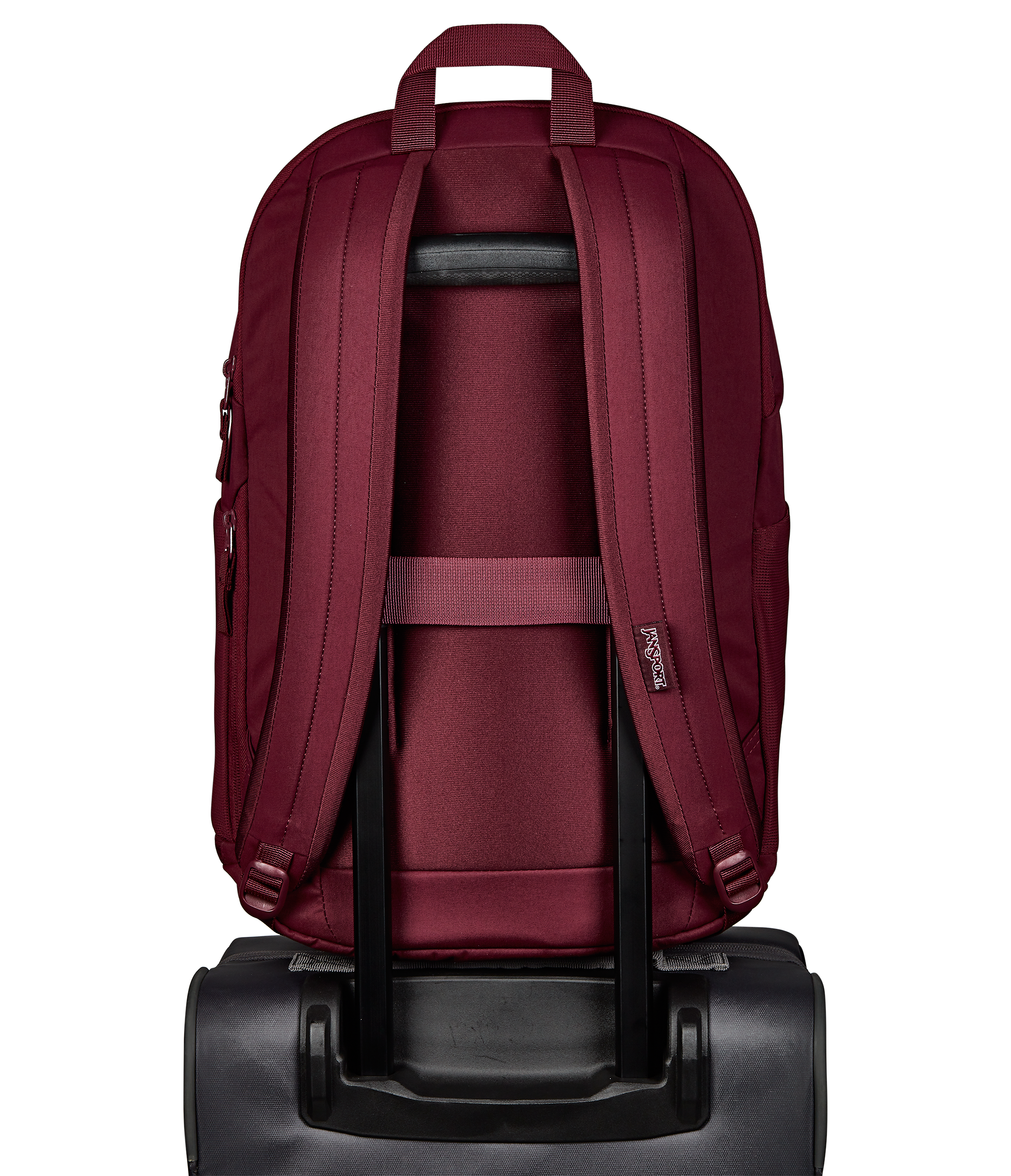 JanSport Serenity Pack in Cherry Lacquer — back view