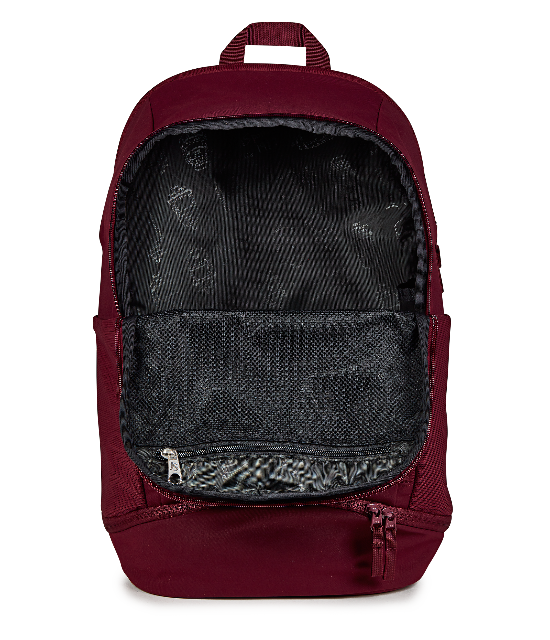 JanSport Serenity Pack in Cherry Lacquer — angle view 4