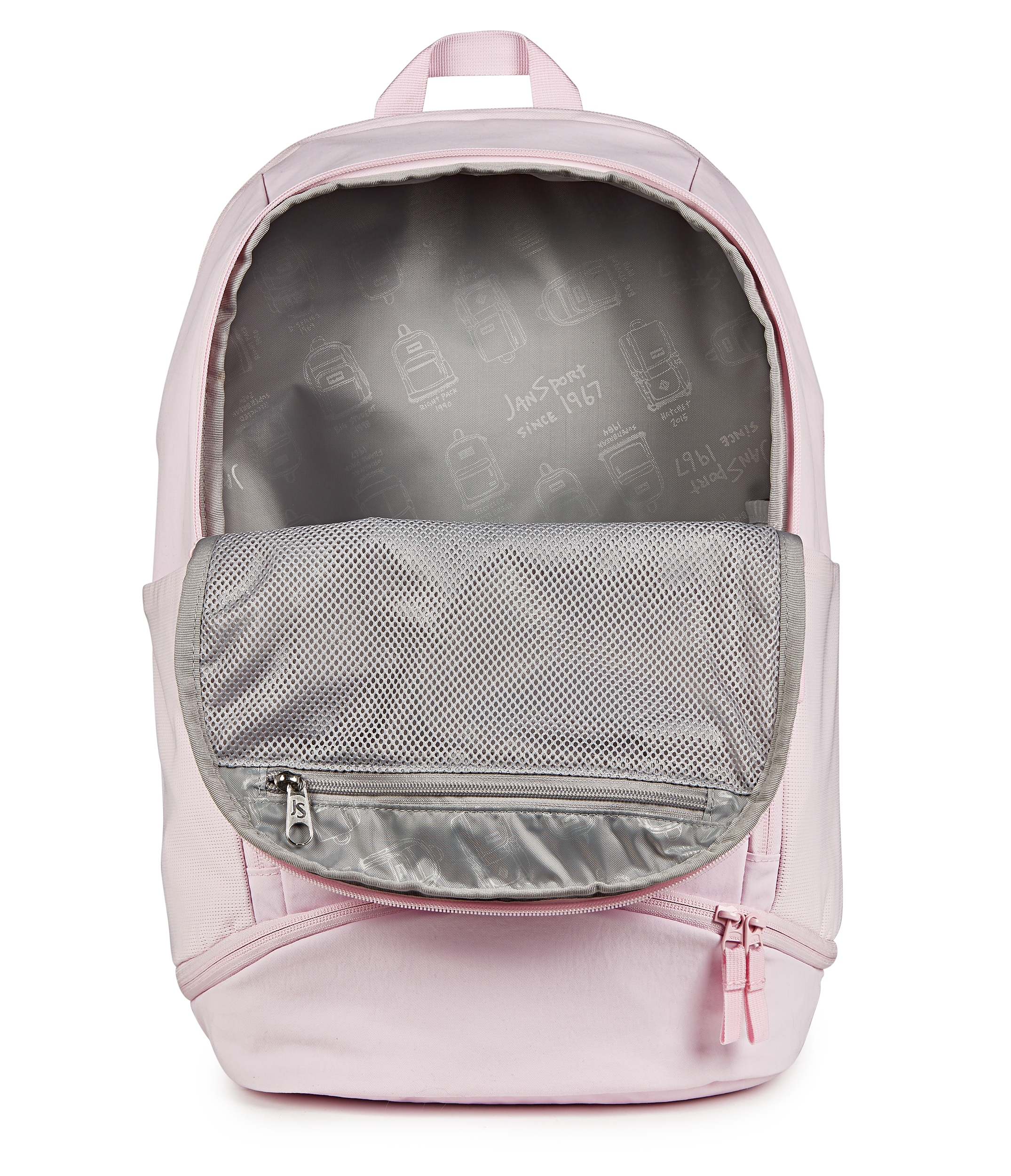 JanSport Serenity Pack in Pink Ice — angle view 4