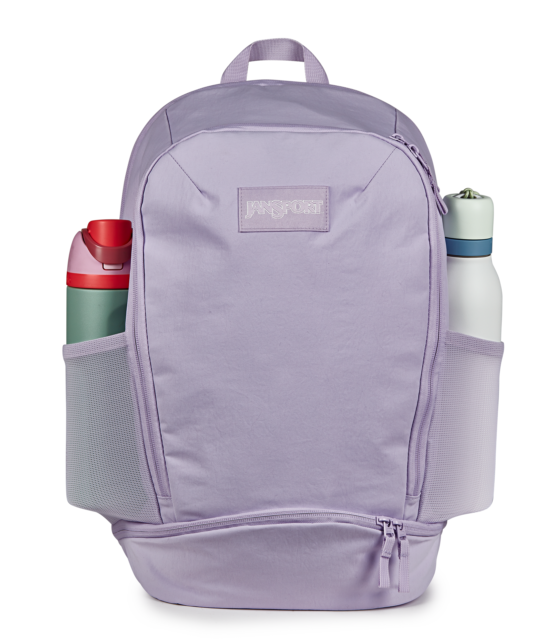JanSport Serenity Pack in Pastel Lilac — detail view