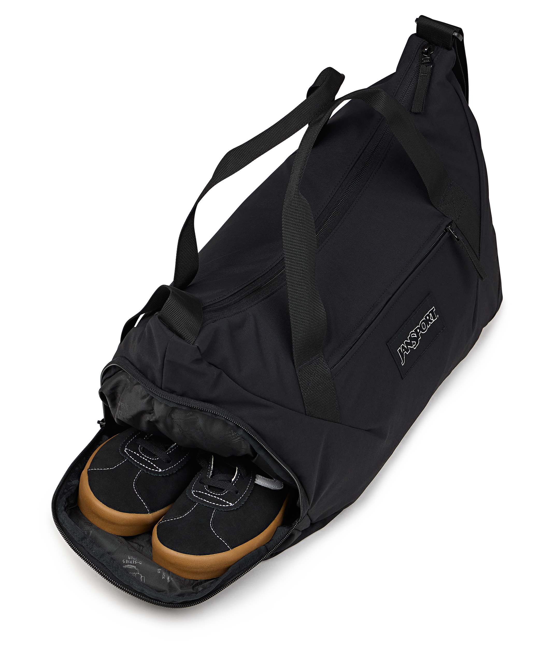 JanSport Recharge Gym Bag Medium in Black — detail view 4