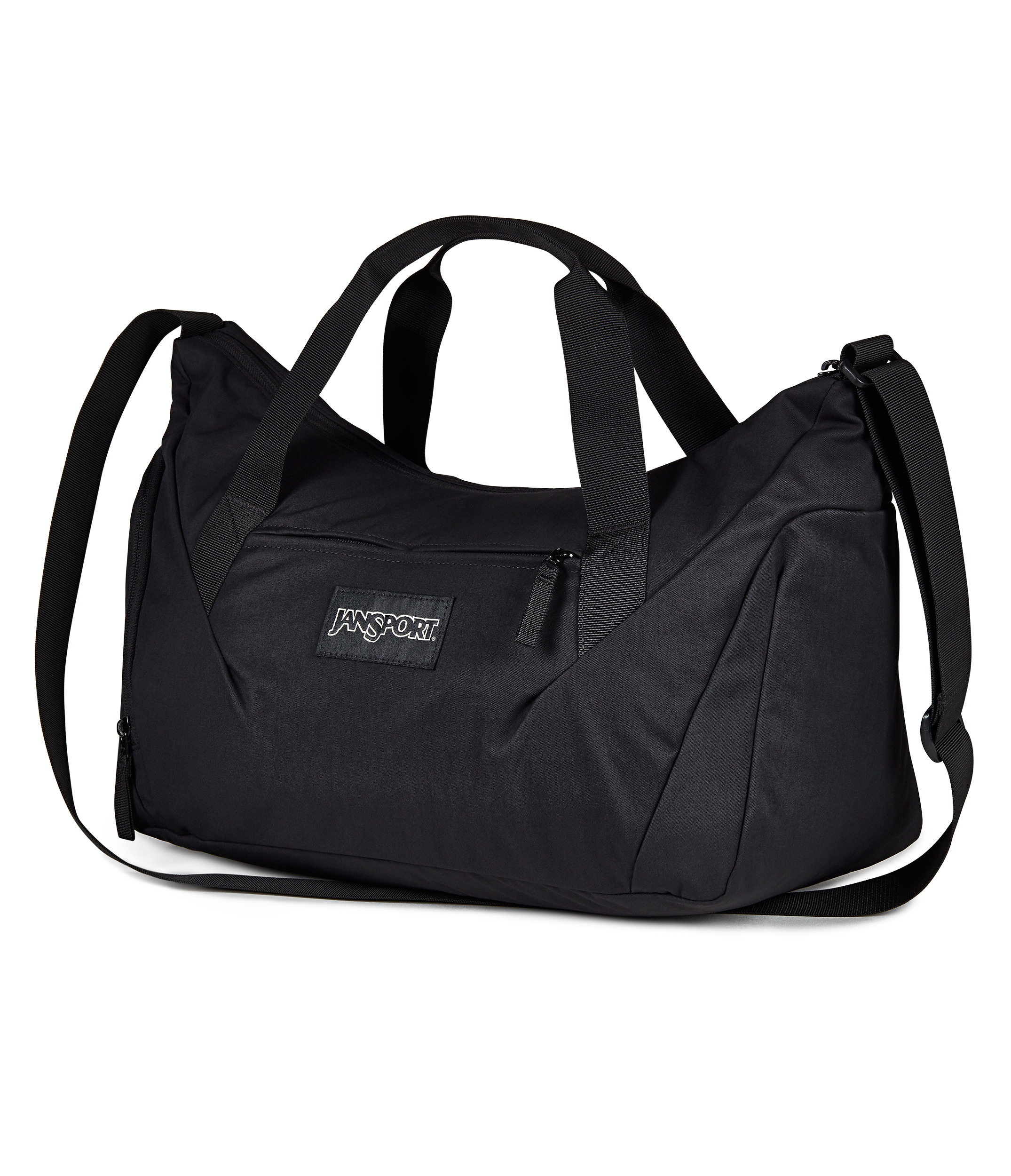 JanSport Recharge Gym Bag Medium in Black — angle view 3