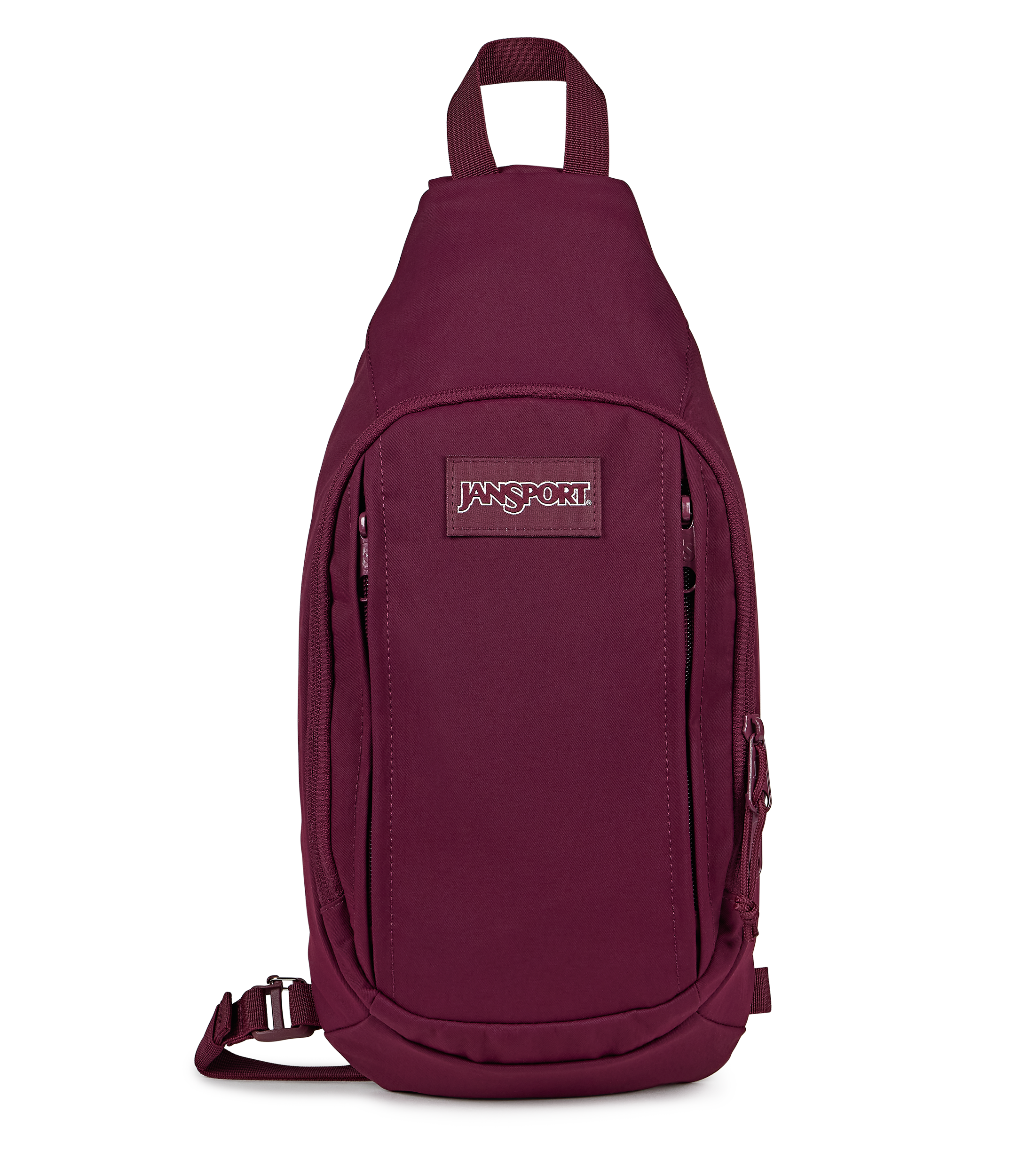JanSport Move Sling FX in Cherry Lacquer — front view