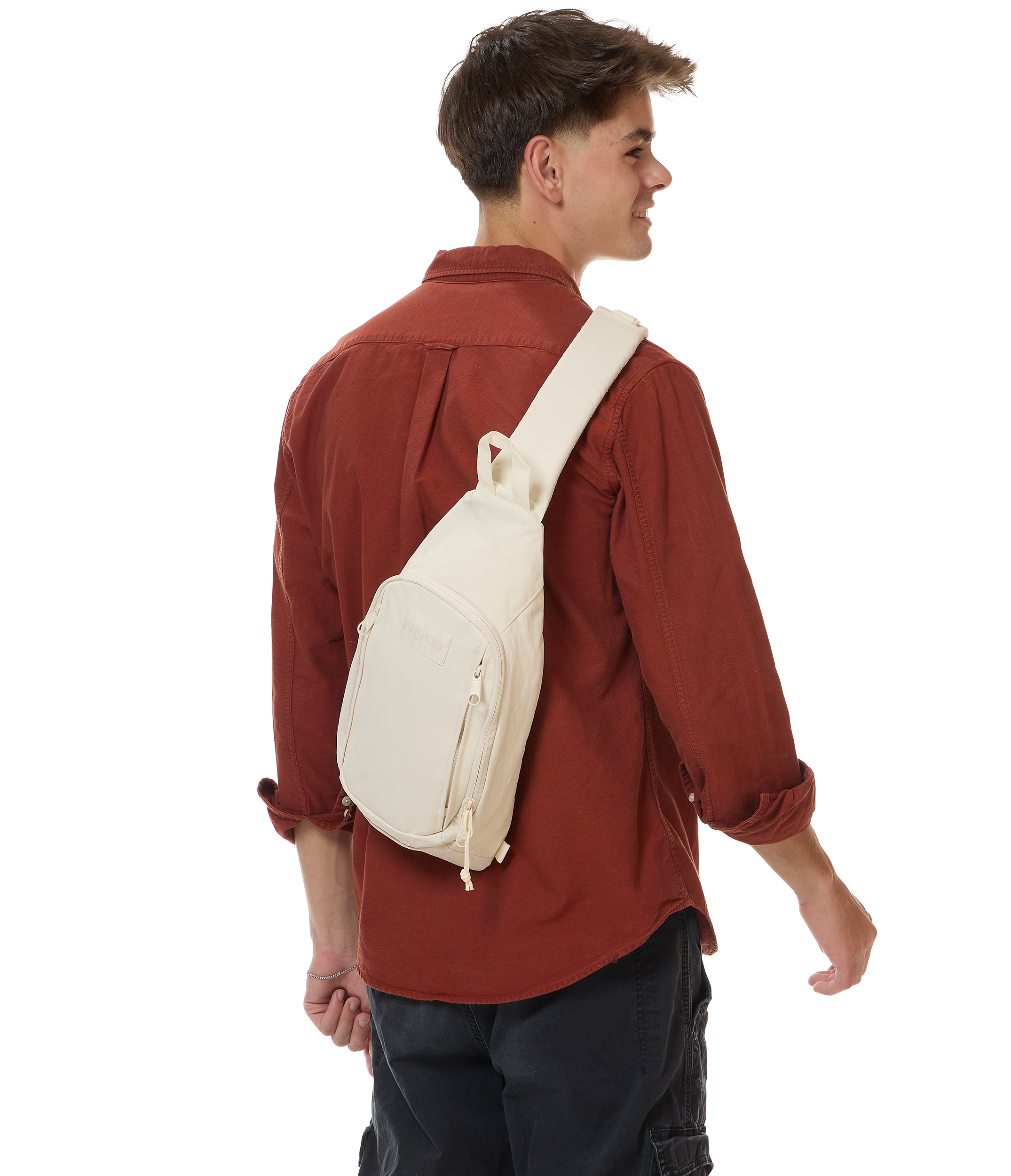 JanSport Move Sling FX in Moon Flower — angle view 2