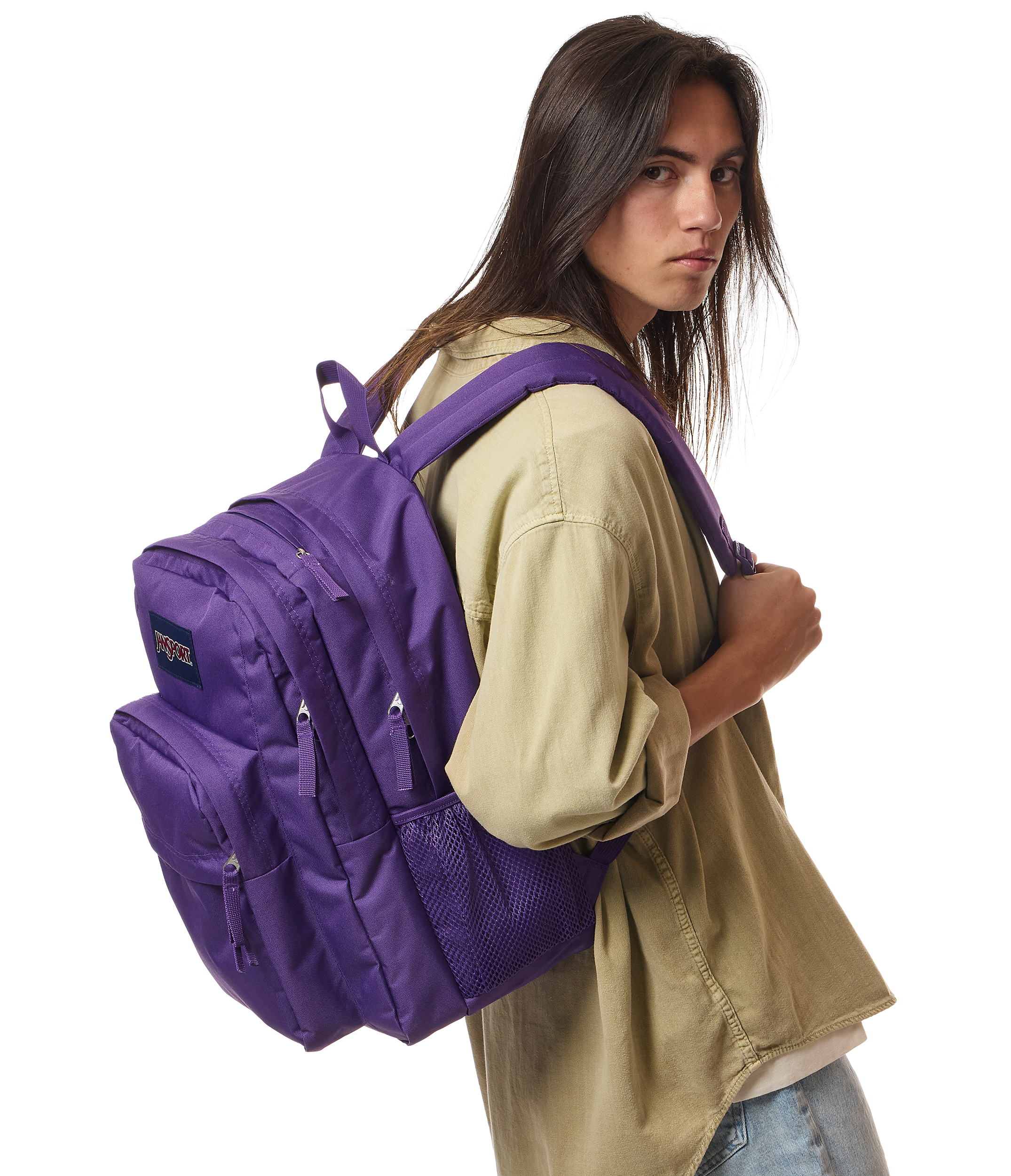JanSport Big Plans in Grape Jelly — angle view 2