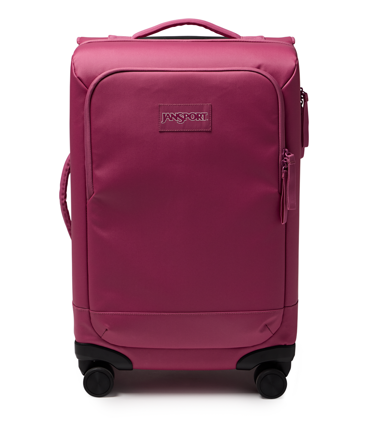 JanSport Good Latitude 22" Carry On in Mauve Haze — front view # color_Mauve Haze