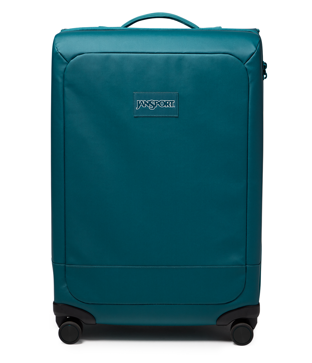 JanSport Good Latitude 26" Checked in Emerald Pool — front view # color_Emerald Pool