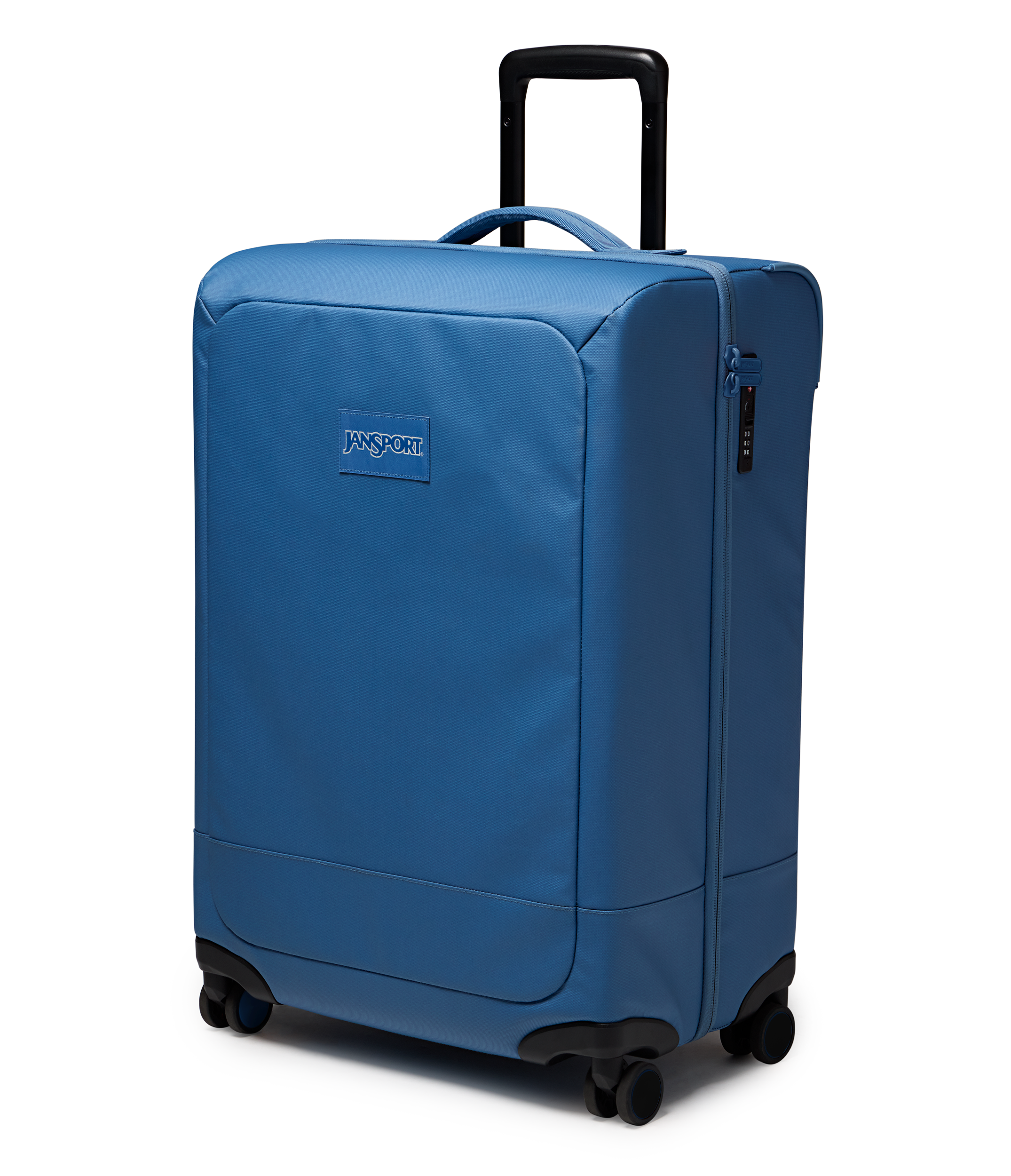 JanSport Good Latitude 26" Checked in Elemental Blue — angle view 3